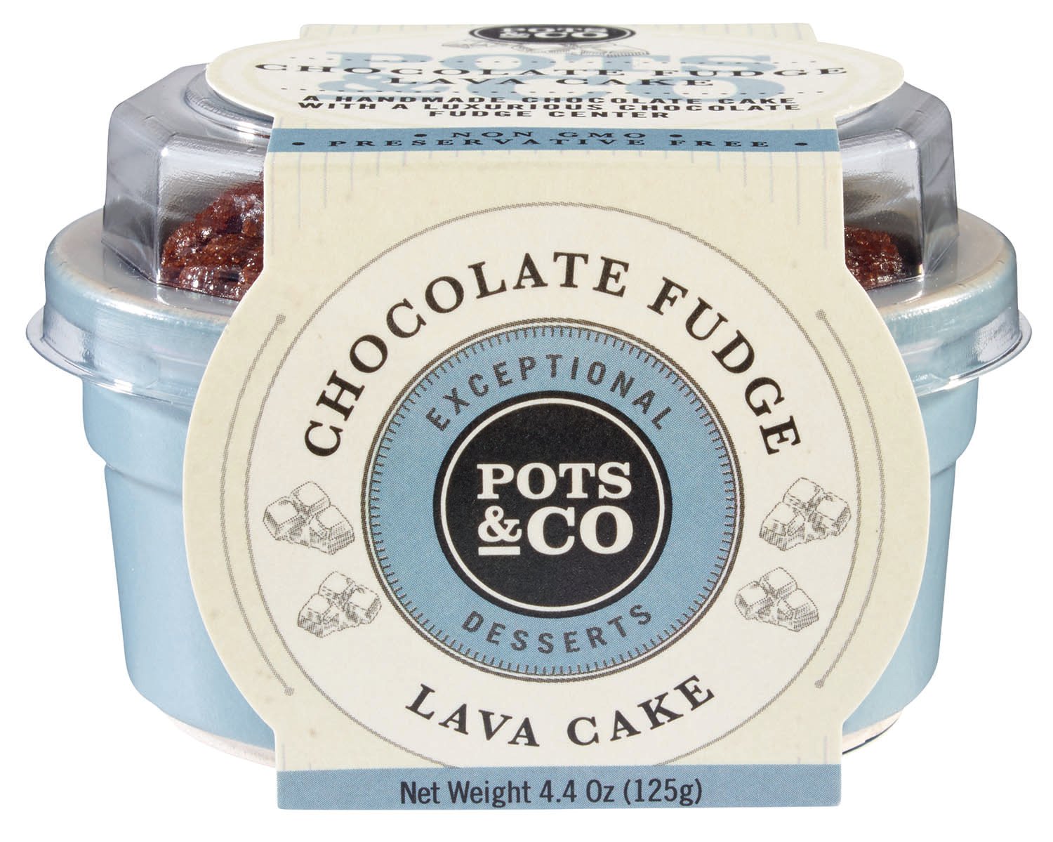 Pots & Co Chocolate Fudge Lava Cake Shop Desserts & Pastries at HEB