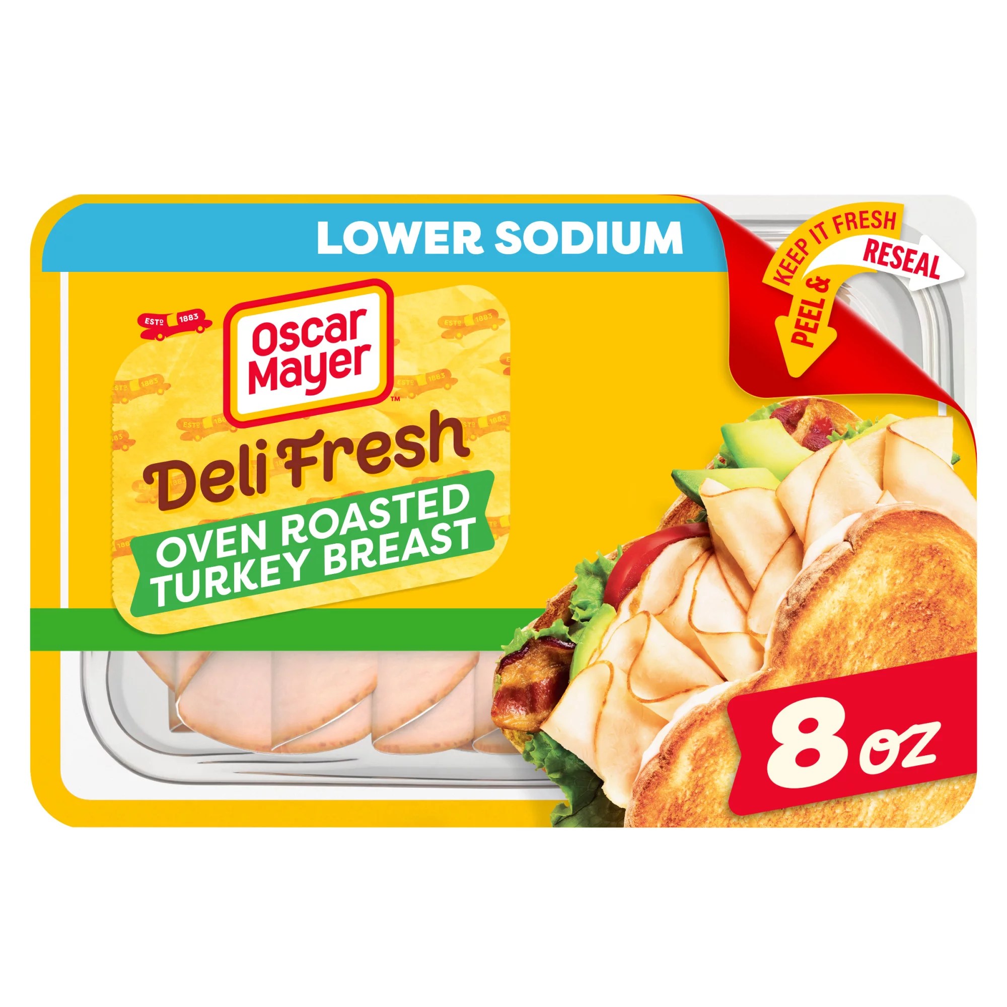 Oscar Mayer Deli Fresh Oven Roasted Turkey Breast, Low Sodium Shop