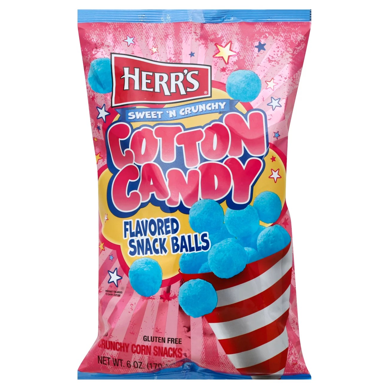 Herr's Cotton Candy Snack Balls Shop Snacks & Candy at HEB