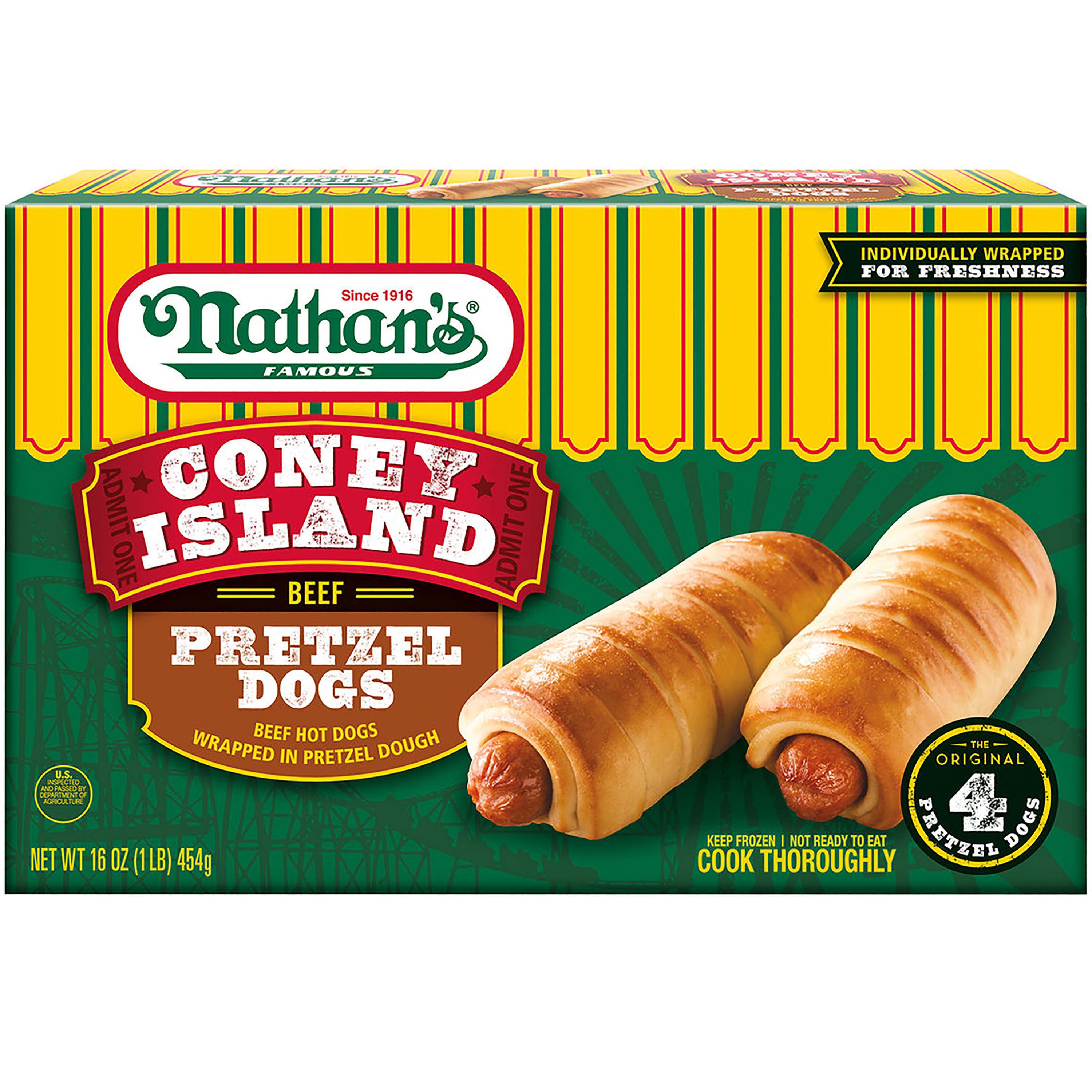 Nathan's Pretzel Dogs Shop Entrees & Sides at HEB