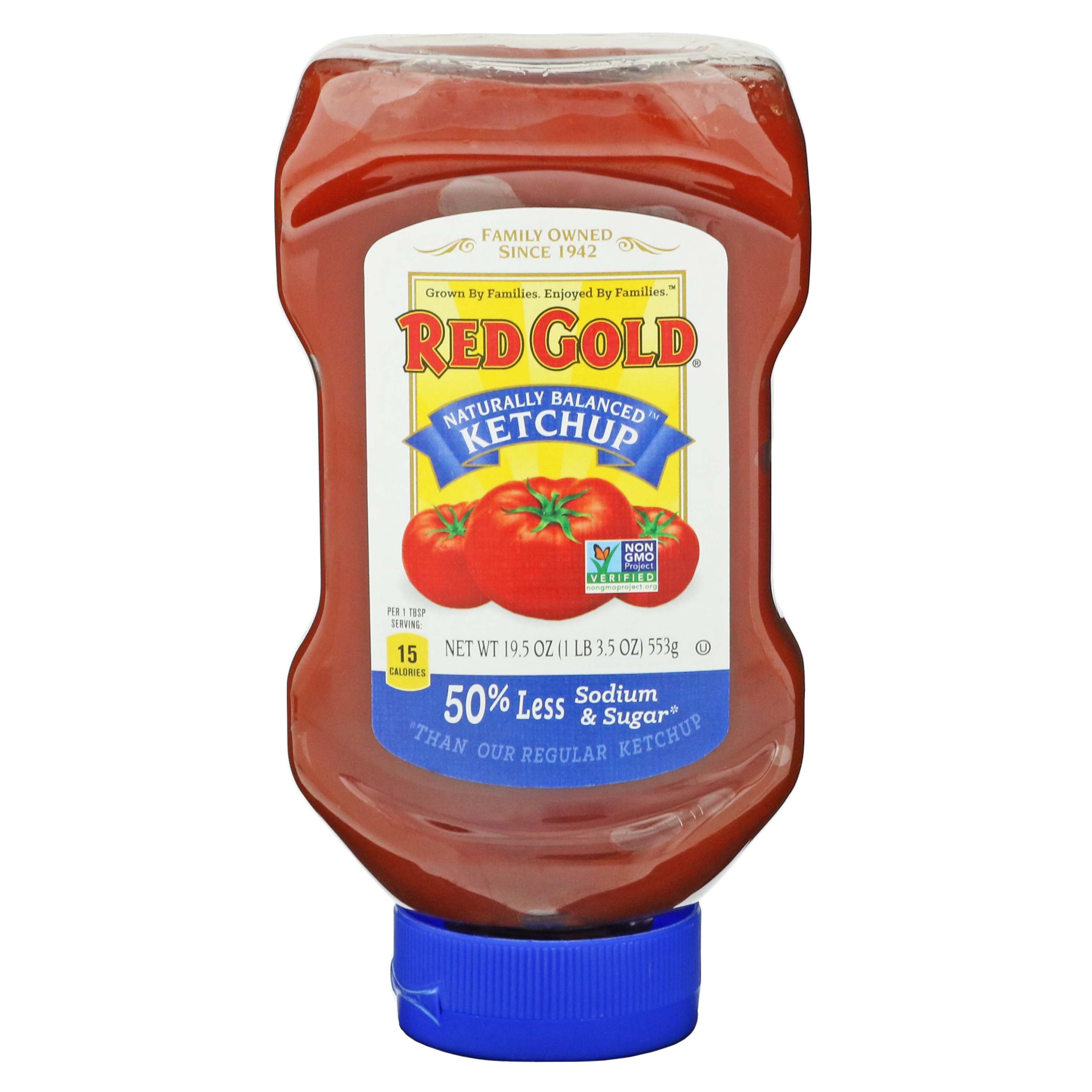 Red Gold Less Sodium & Less Sugar Ketchup Shop Ketchup at HEB