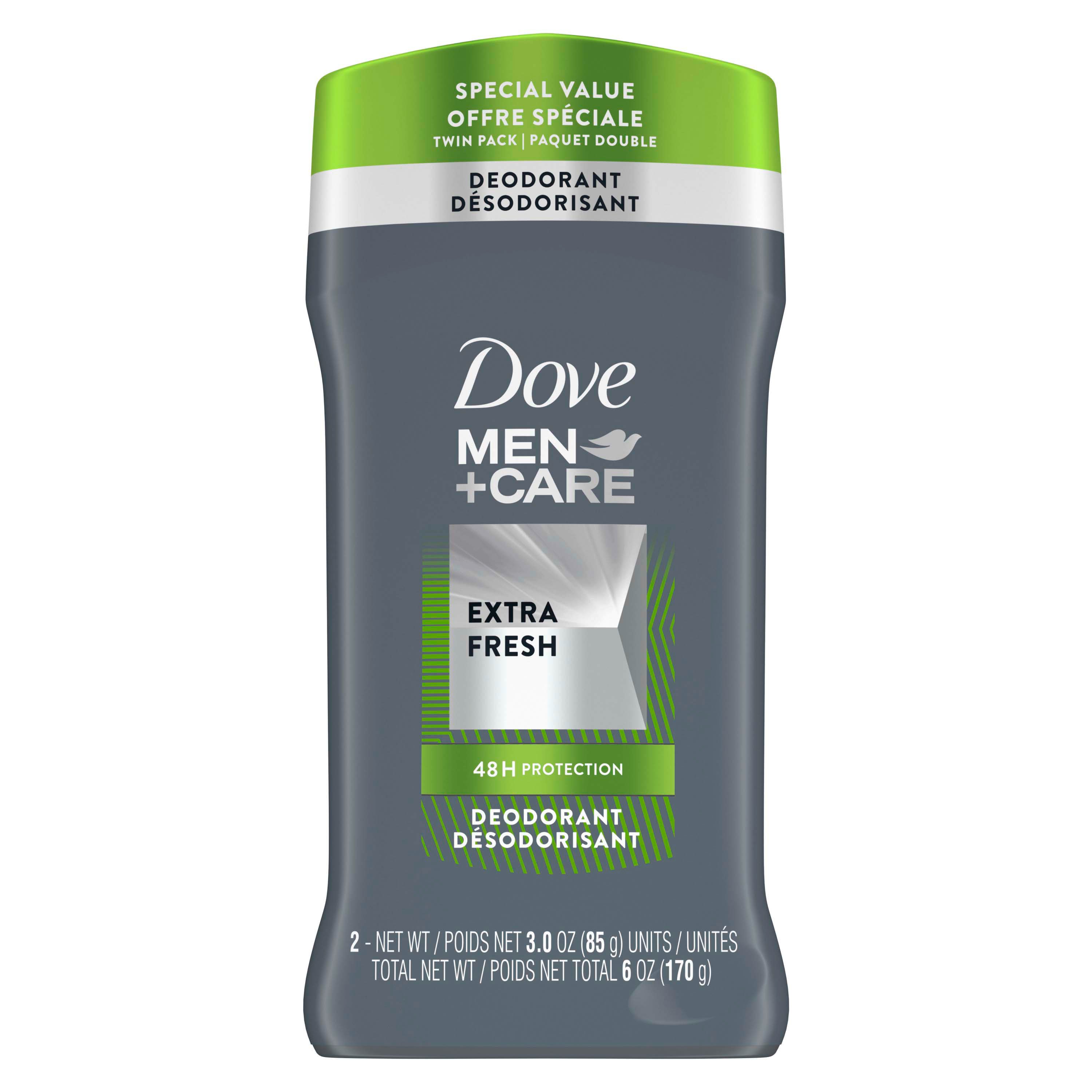Dove Men+Care Extra Fresh Deodorant Stick, Twin Pack Shop Deodorant