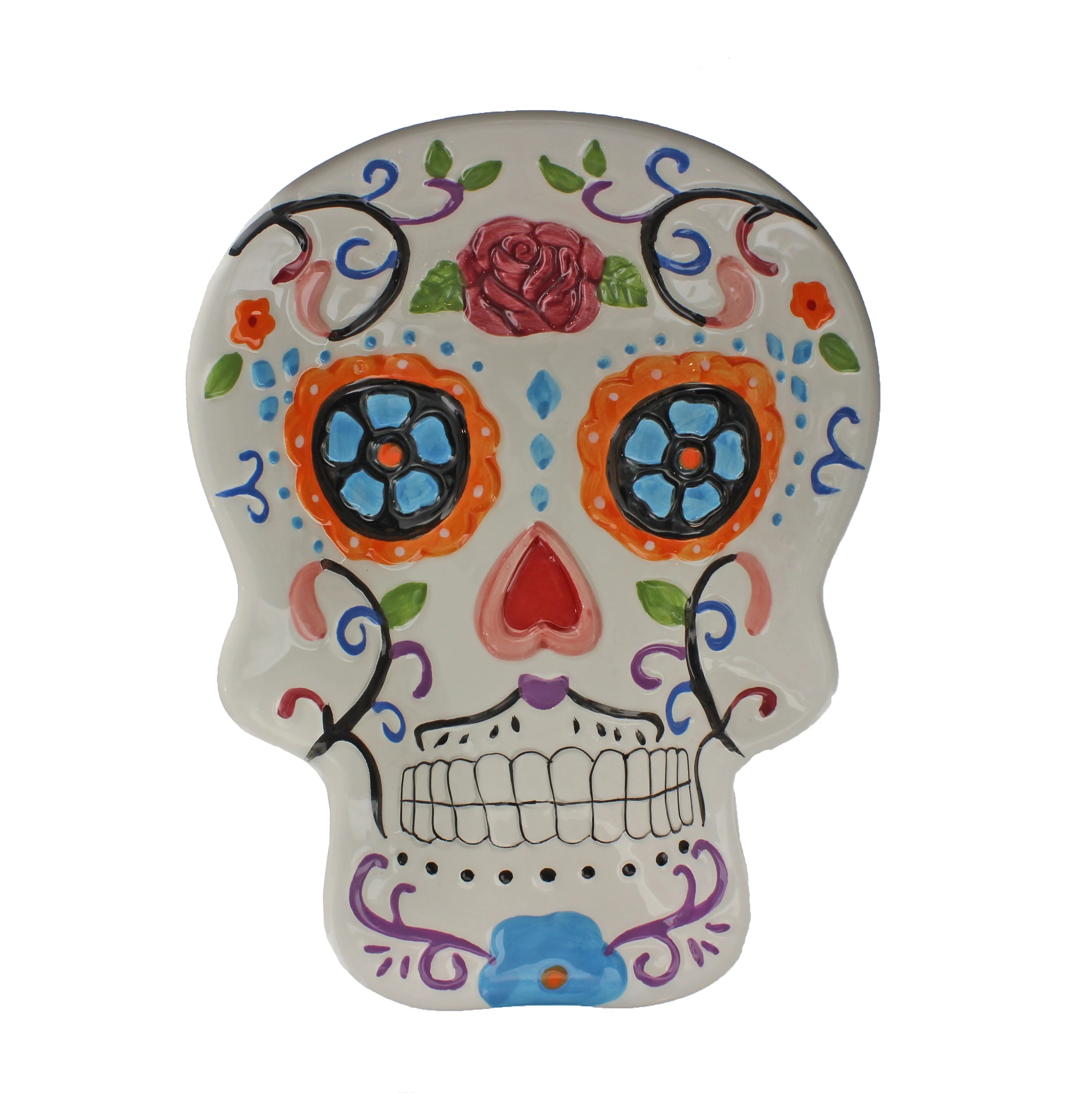 Cocinaware Day Of The Dead Ceramic Skull Candy Bowl Shop Kitchen