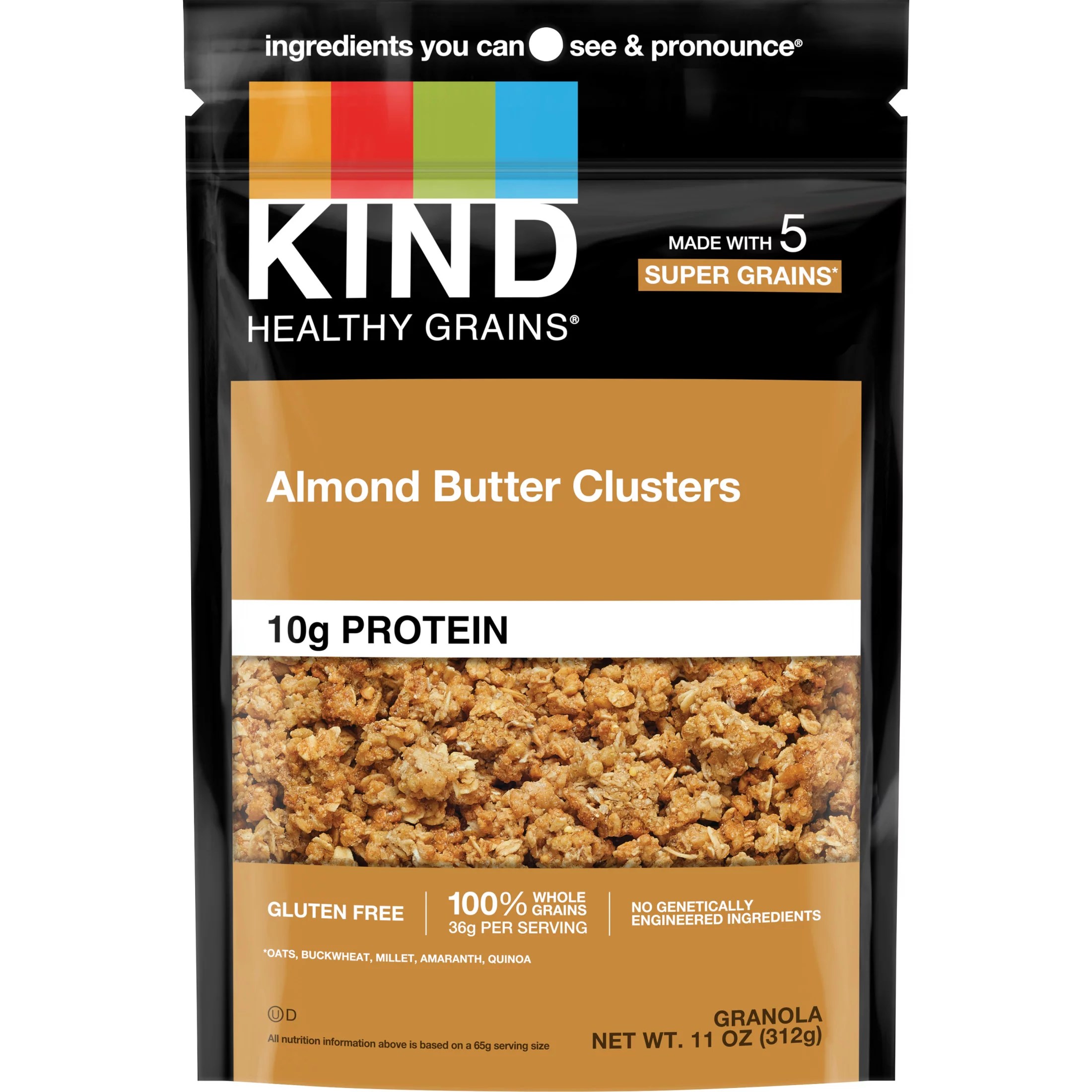 Kind Healthy Grains Almond Butter Whole Grain Clusters Granola Shop