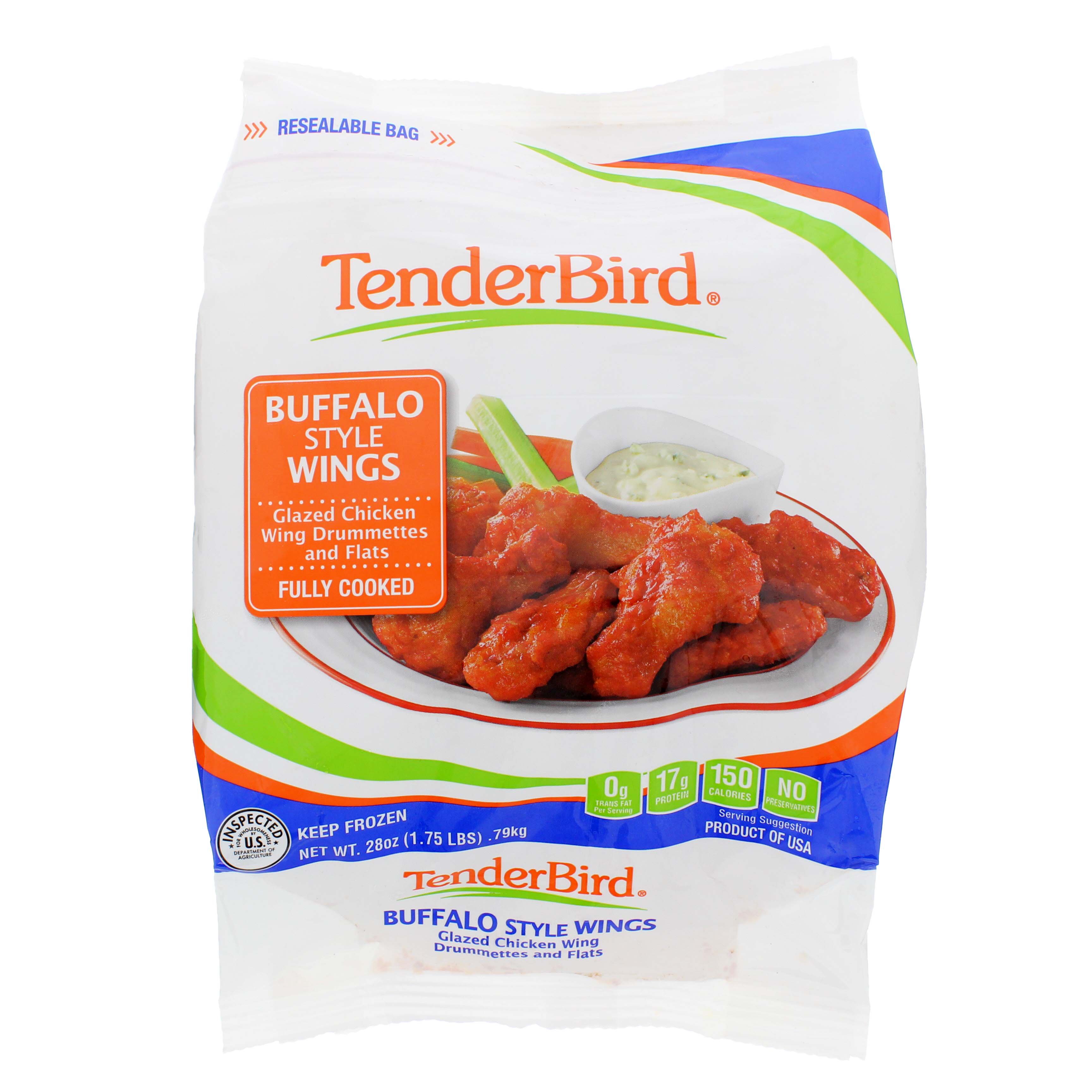 Tender Bird Fully Cooked Buffalo Style Wings Shop Chicken at HEB