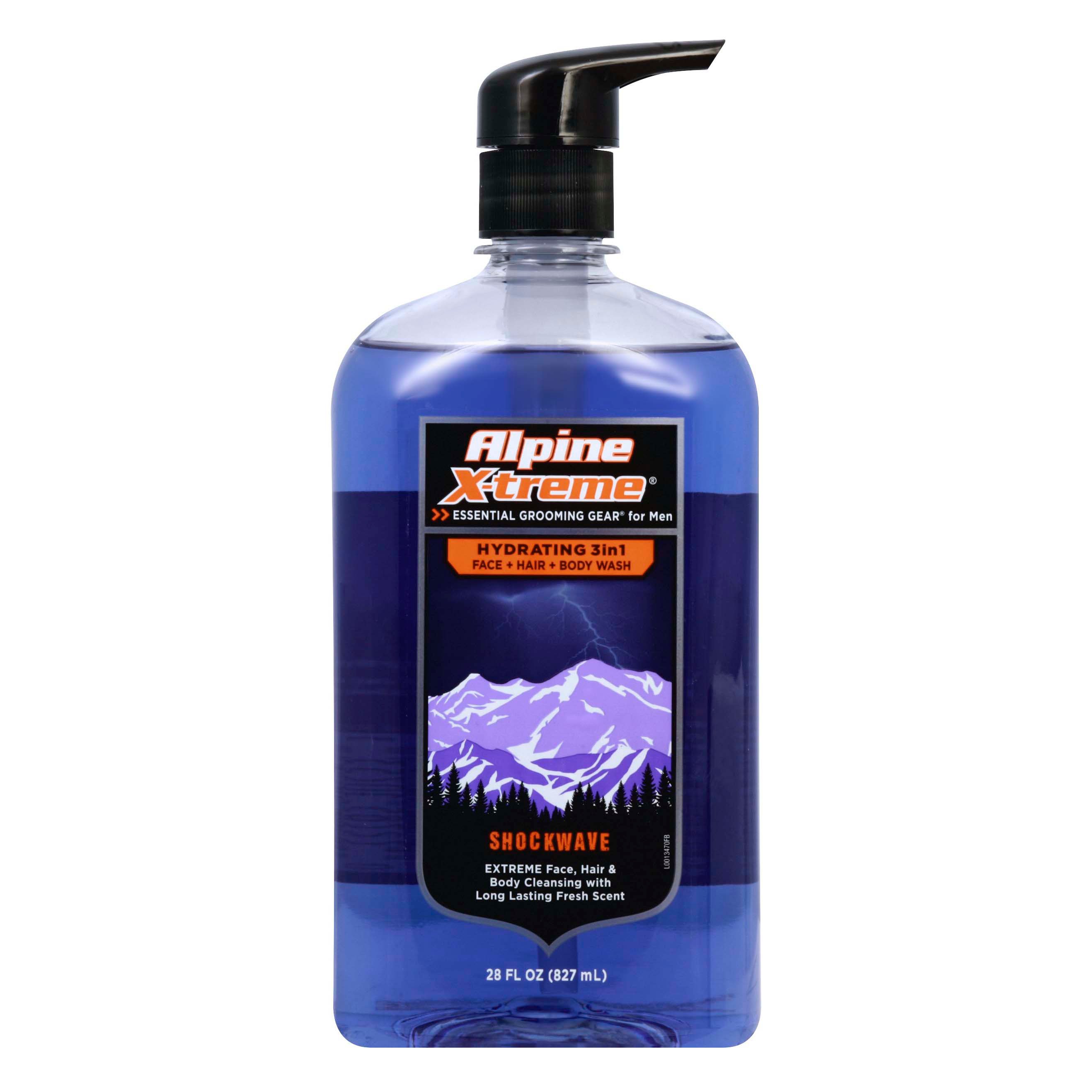 Alpine Xtreme Hydrating 3in1 Shockwave Body Wash Shop Body Wash at
