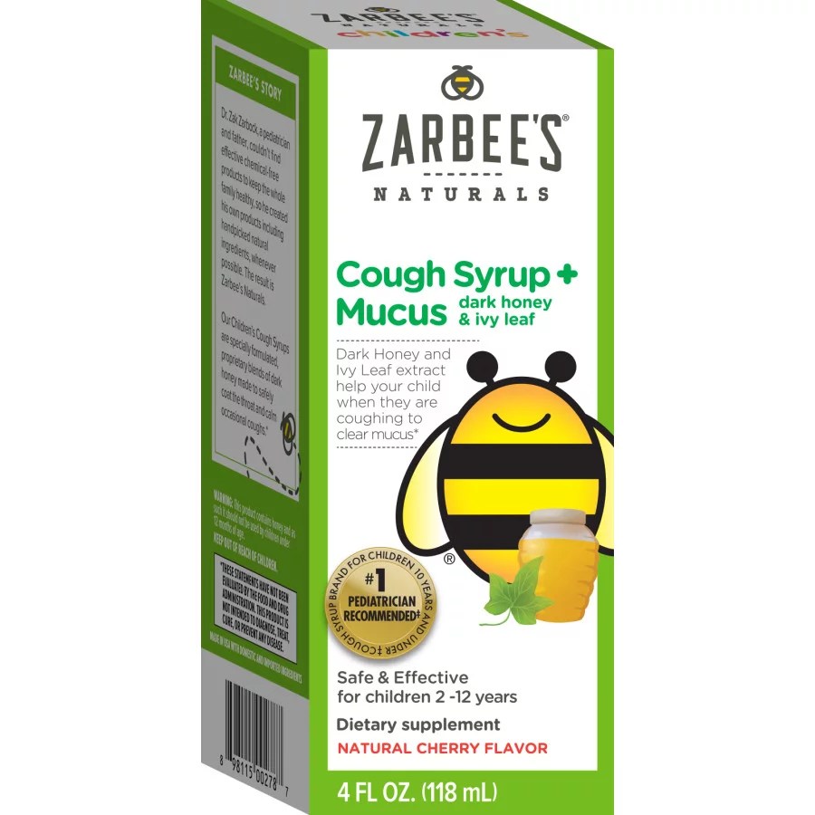 Zarbee's Naturals Baby Cough Syrup + Mucus Natural Cherry Flavor Shop