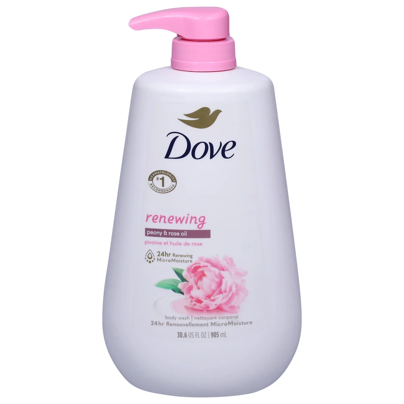 Dove Body Wash Pump Peony & Rose Oil Shop Cleansers & Soaps at HEB