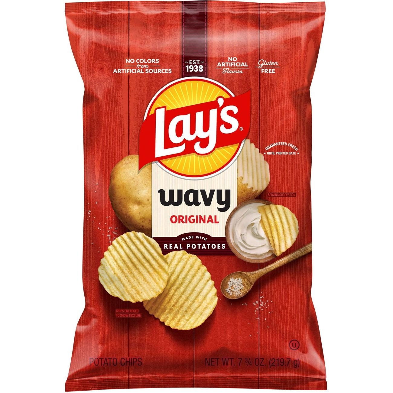 Lay's Wavy Original Potato Chips Shop Chips at HEB