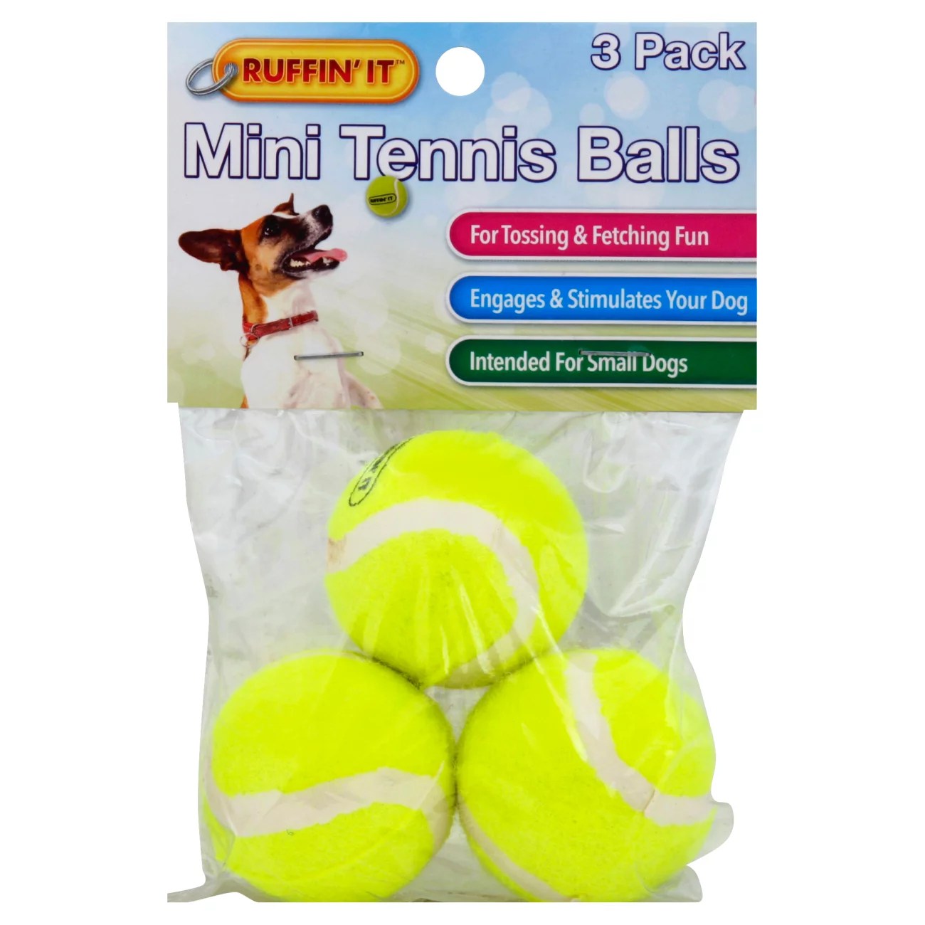 Ruffin' It Mini Tennis Balls Shop Dogs at HEB