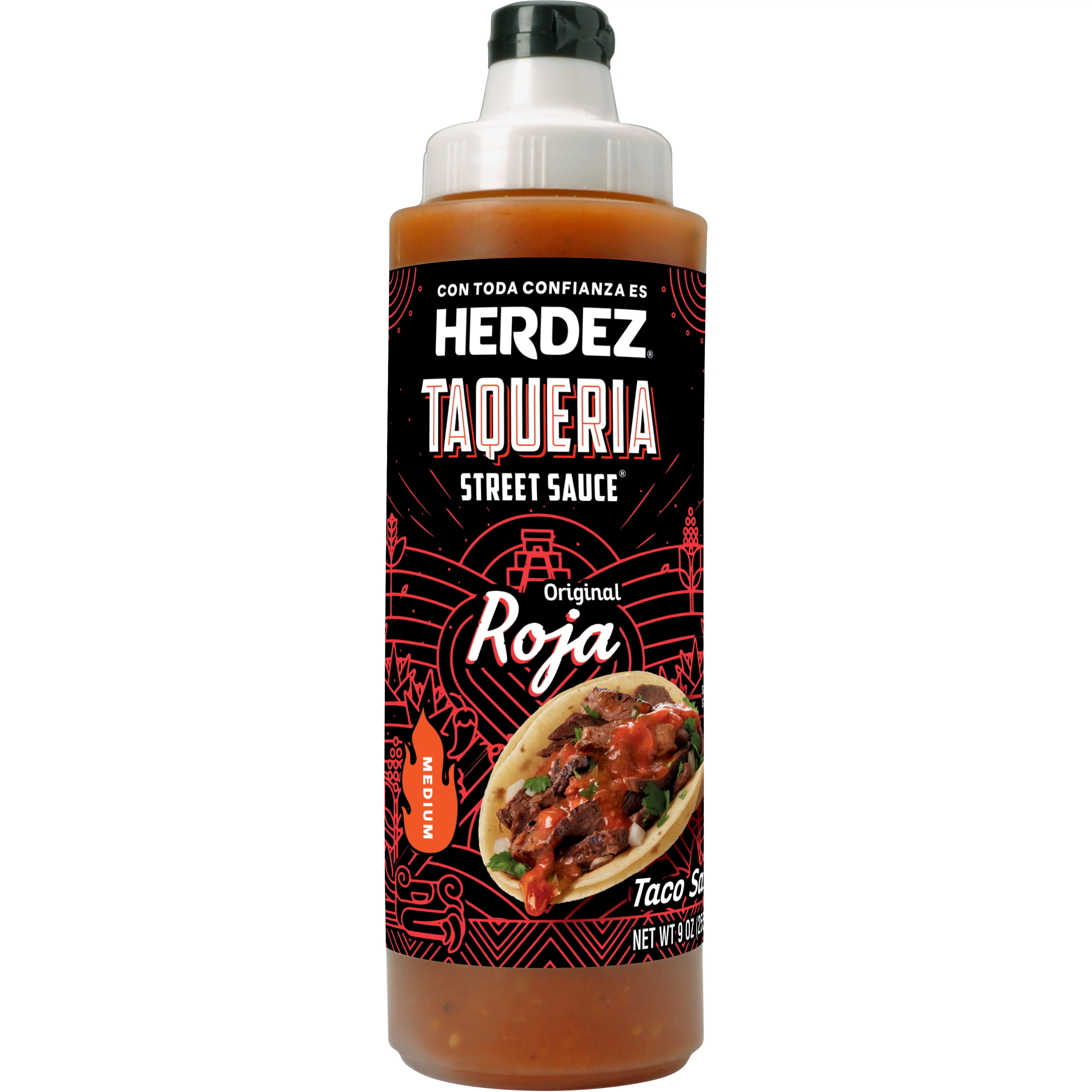 Herdez Roja Taqueria Street Taco Sauce Shop Hot Sauce at HEB