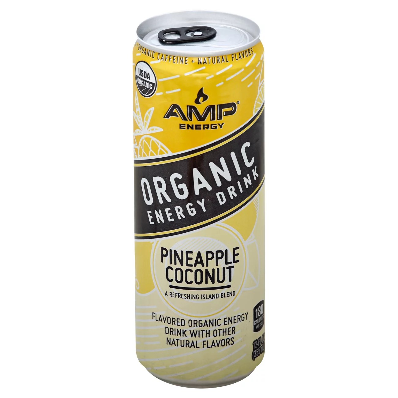 AMP Organic Pineapple Coconut Energy Drink Shop Sports & Energy