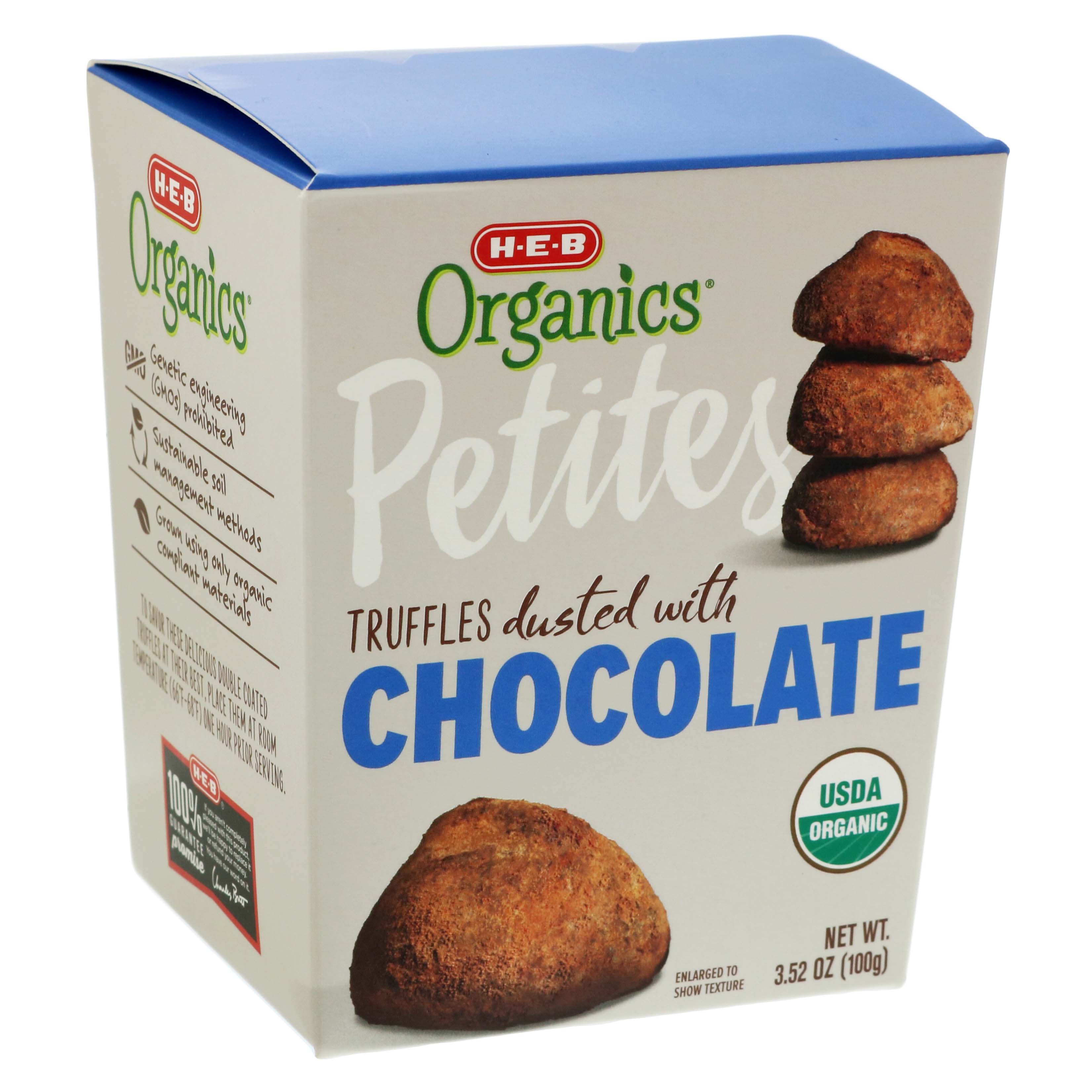 HEB Organic Chocolate Truffles Shop Candy at HEB