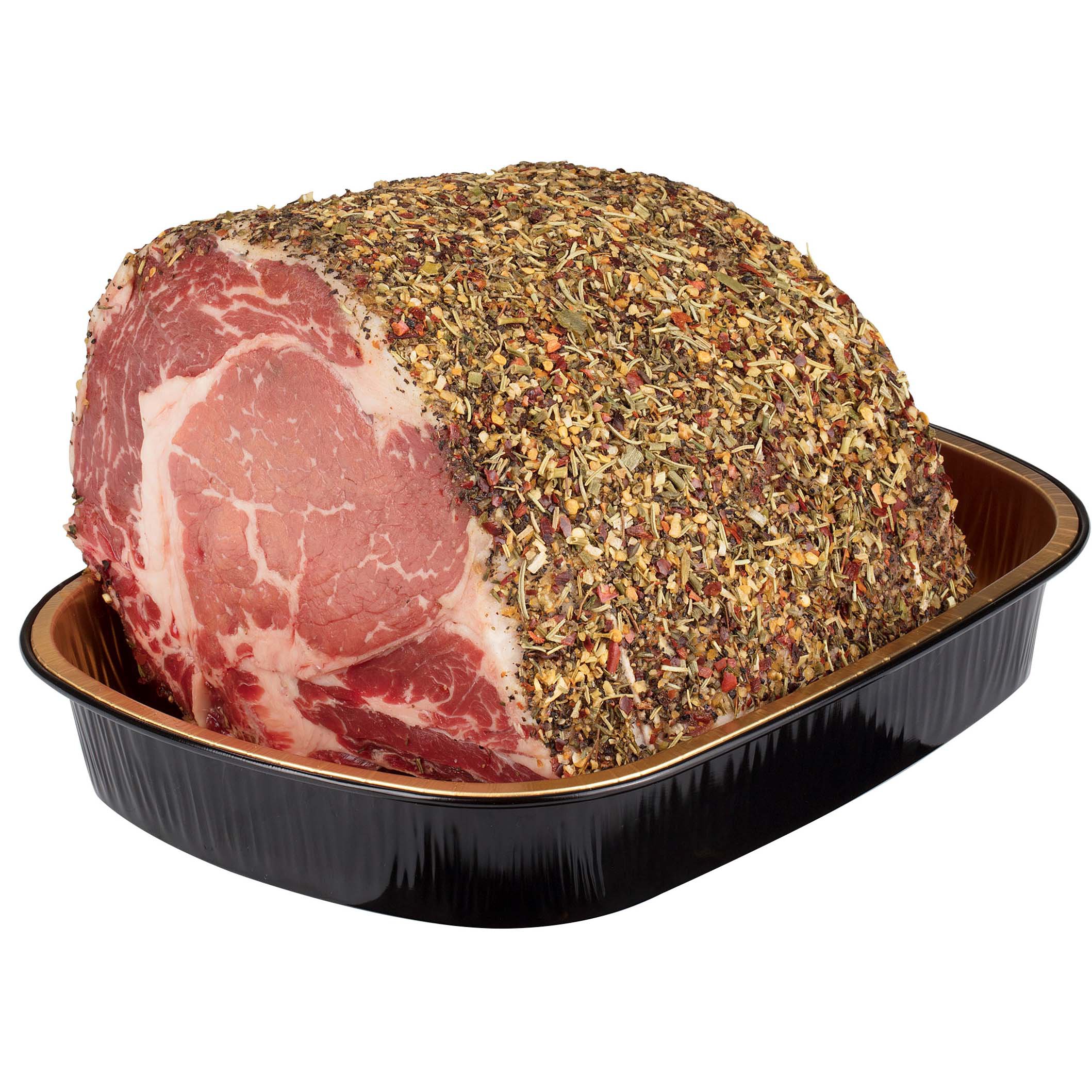 HEB Meal Simple Beef Roast Bone In Seasoned 3 Rib, Prime Shop