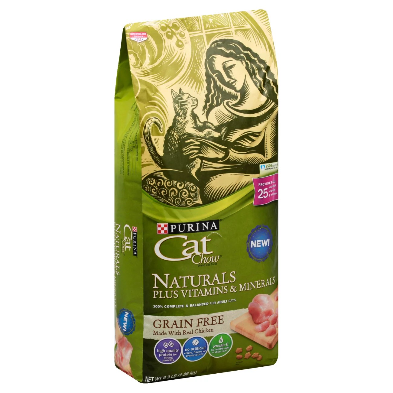 Purina Cat Chow Naturals Grain Free Made with Real Chicken Cat Food