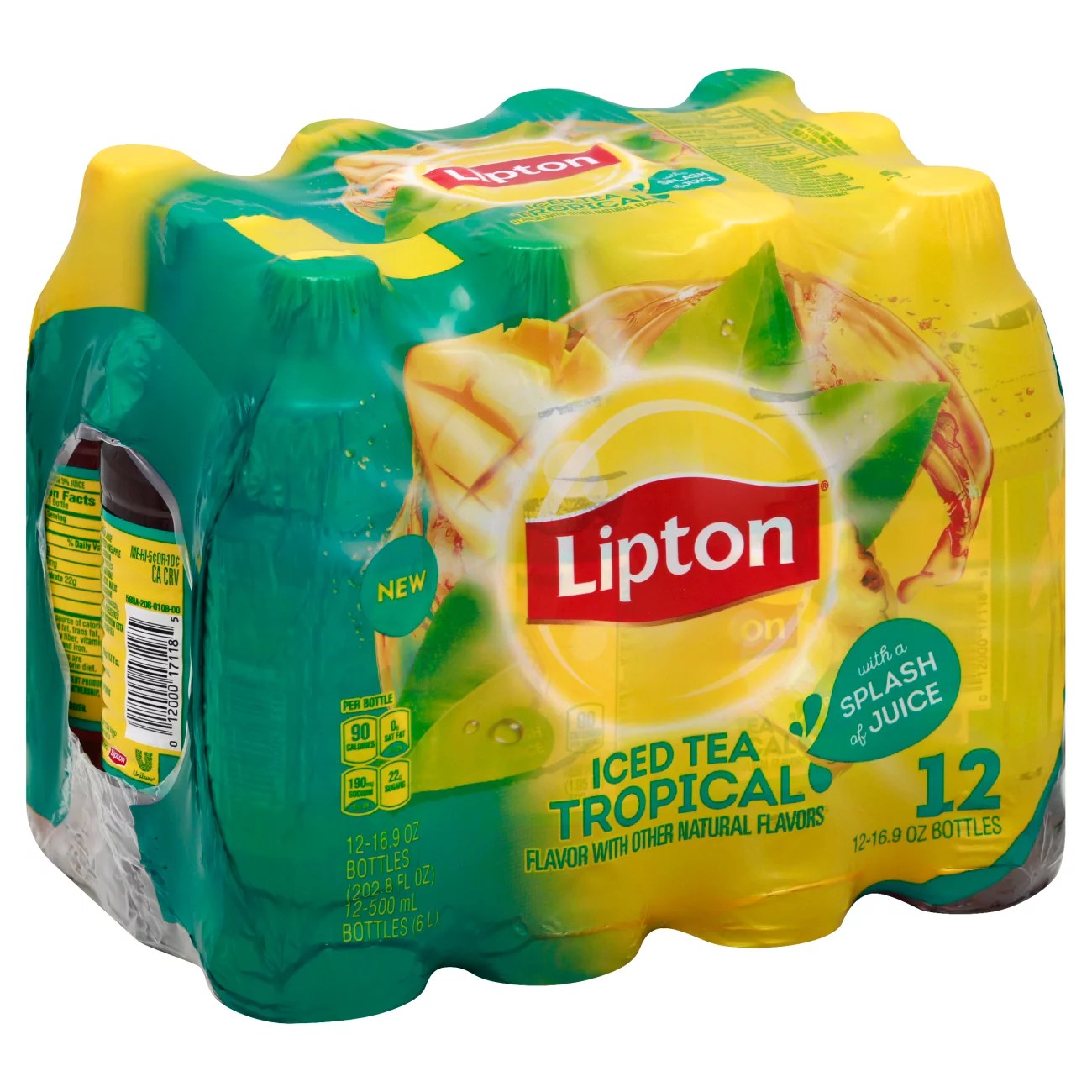 Lipton Iced Tea Tropical Splash 16.9 oz Bottles Shop Tea at HEB