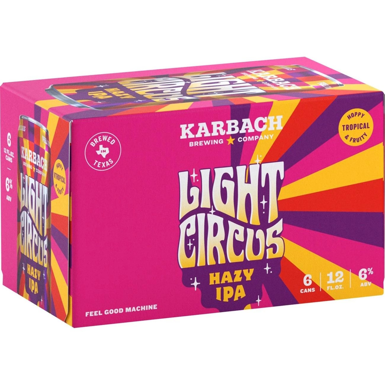 Karbach Light Circus Hazy IPA Beer 12 oz Cans Shop Beer at HEB