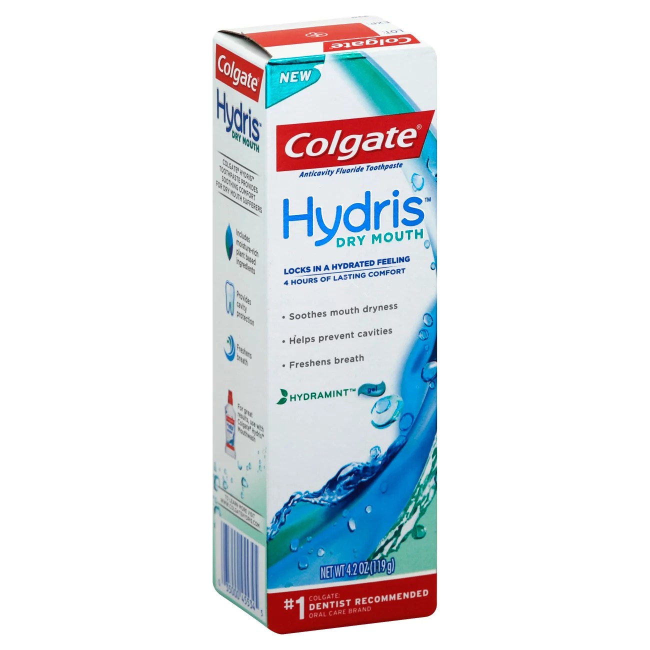 Colgate Hydris Dry Mouth Hydramint Toothpaste Shop Oral Hygiene at HEB