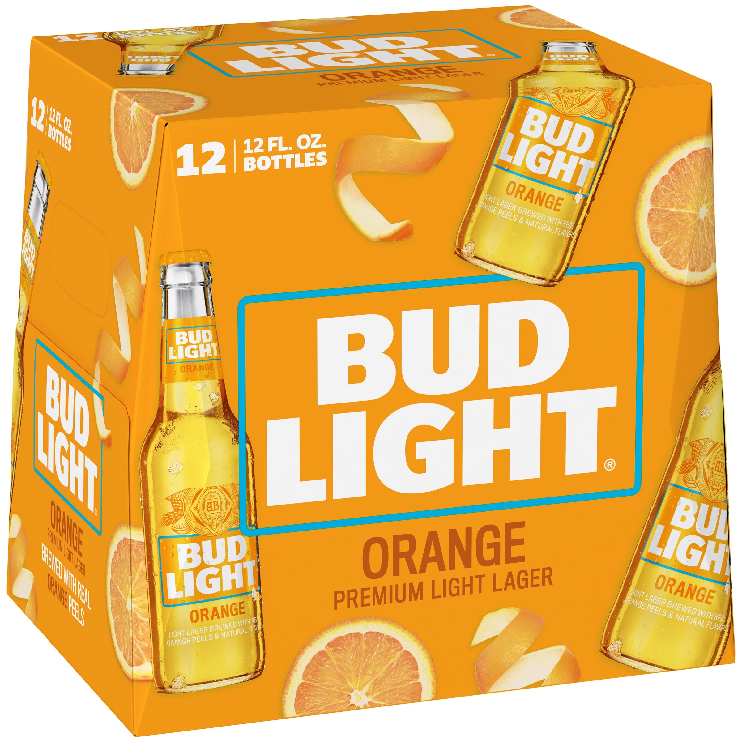 Bud Light Orange Beer 12 oz Bottles Shop Beer at HEB