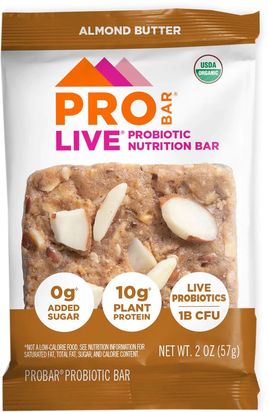 Pro Bar Live Almond Butter Probiotic Nutrition Bar Shop Granola