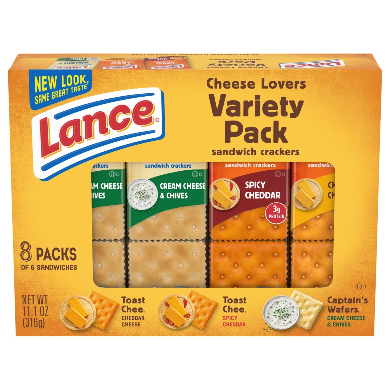 Lance Cheese Lovers Cracker Sandwiches Variety Pack Shop Snacks