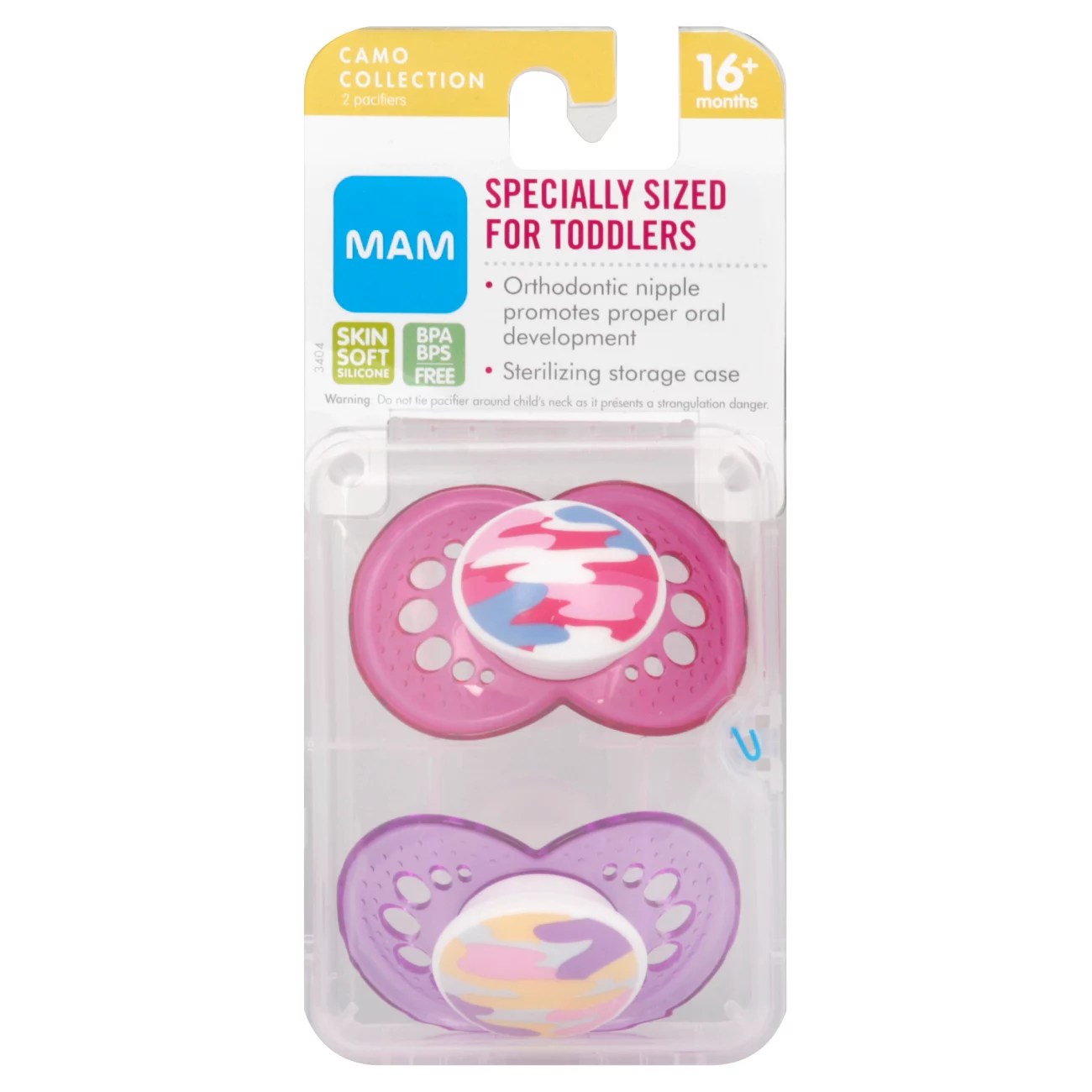 MAM Camo Pacifiers 16+mo Shop Pacifiers at HEB