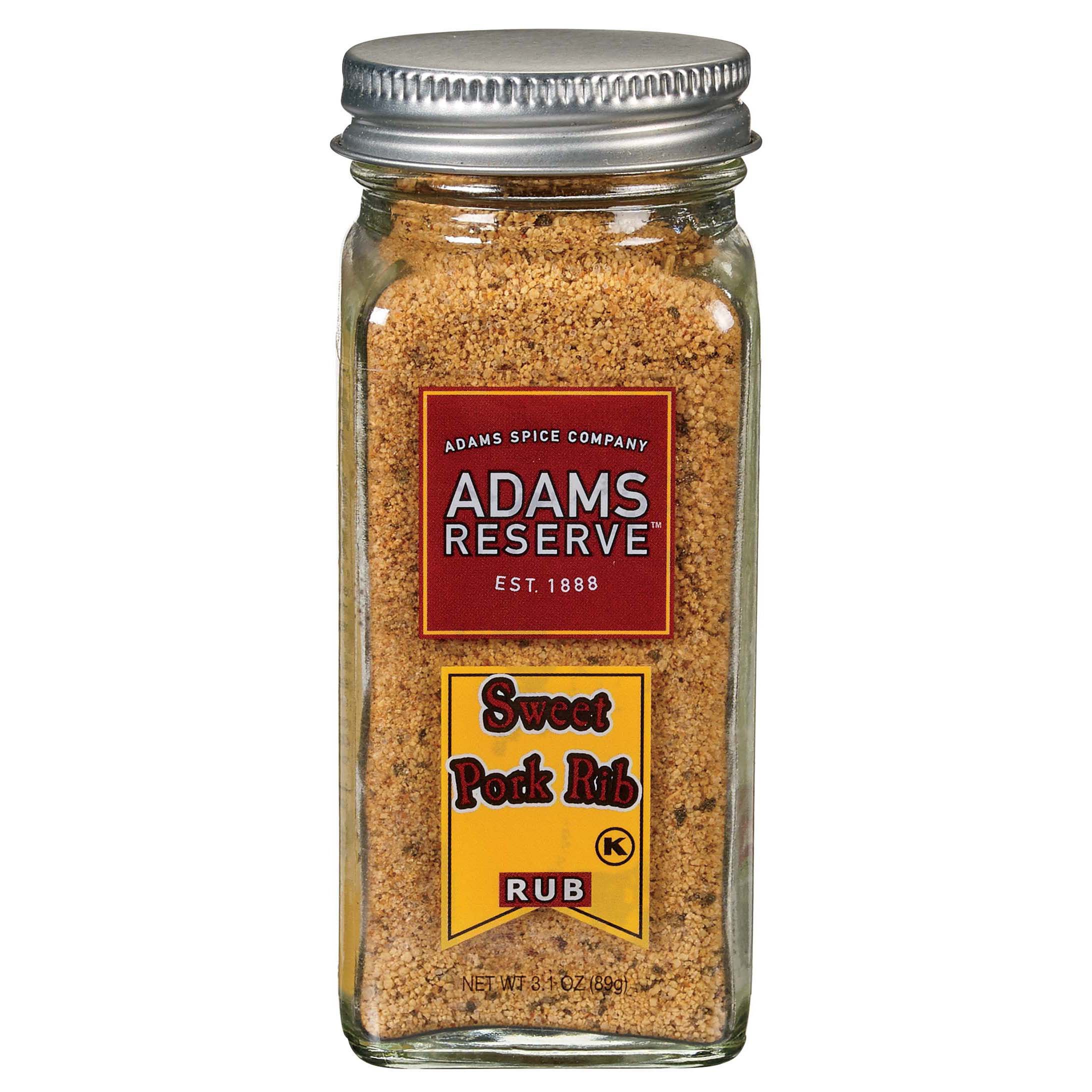 Adams Reserve Sweet Pork Rib Rub Shop Spice Mixes at HEB