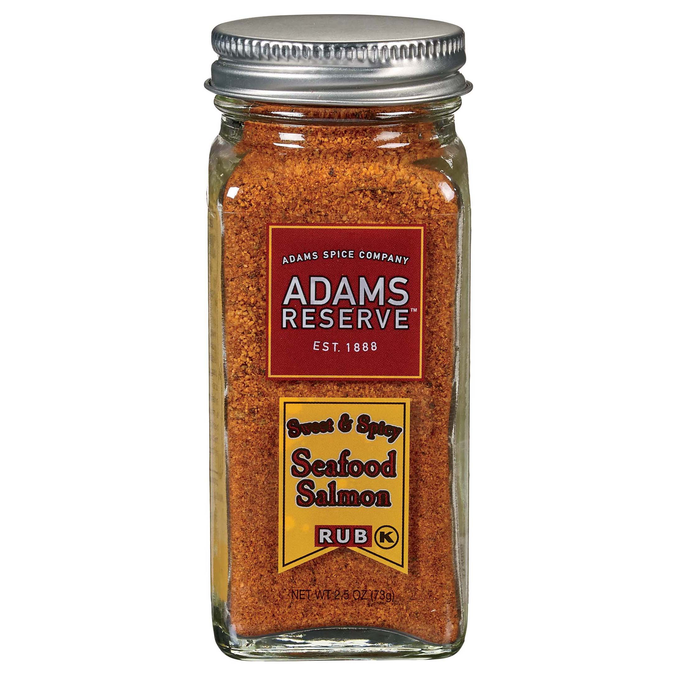 Adams Reserve Sweet & Spicy Seafood Salmon Rub Shop Spice Mixes at HEB