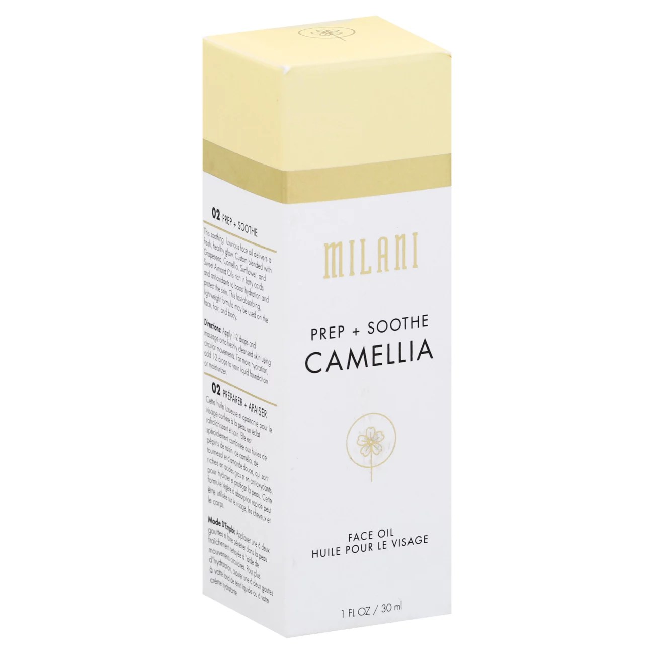 Milani Prep & Soothe Camellia Face Oil Shop Facial Masks & Treatments