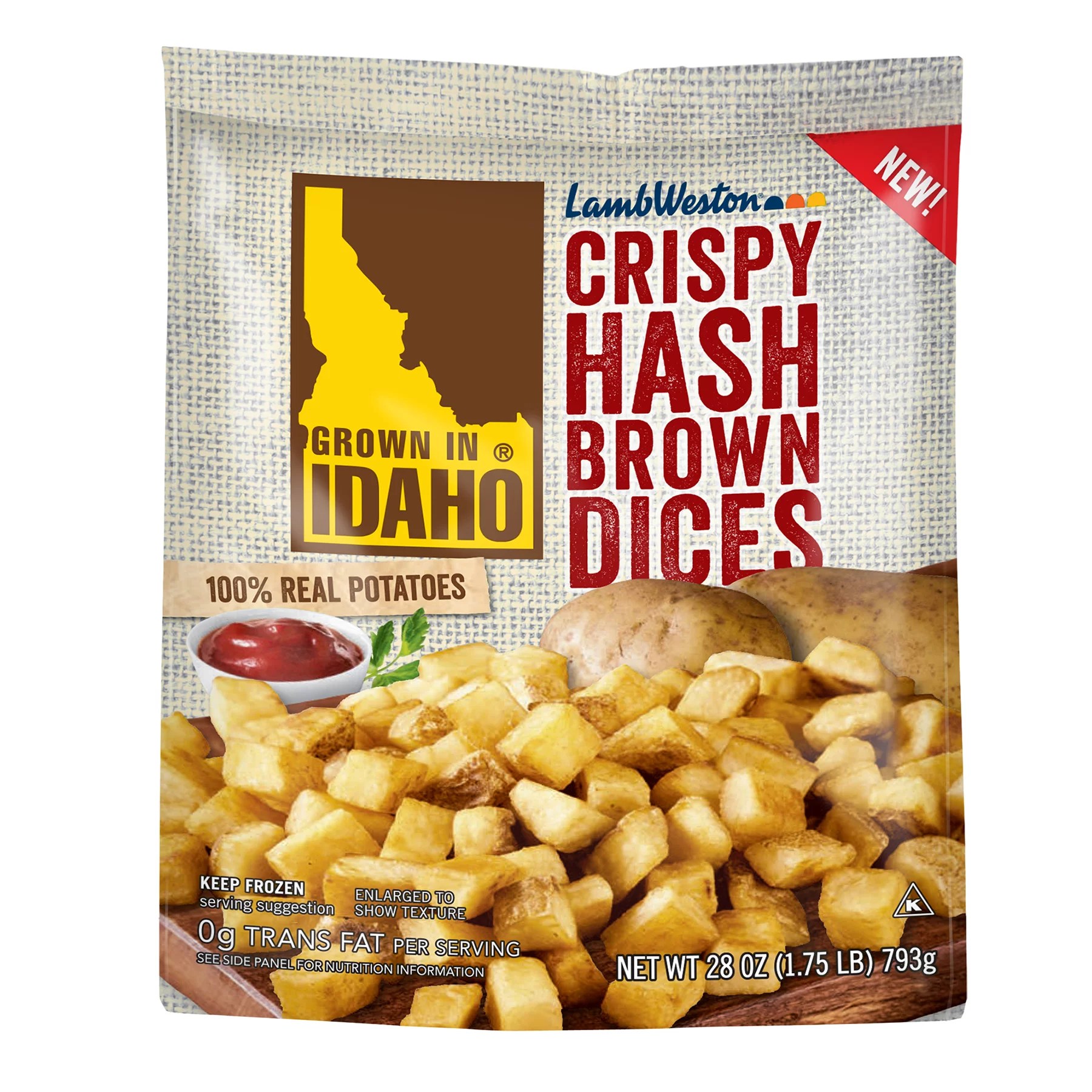Lamb Weston Grown In Idaho Crispy Hash Browns Dices Shop Vegetables
