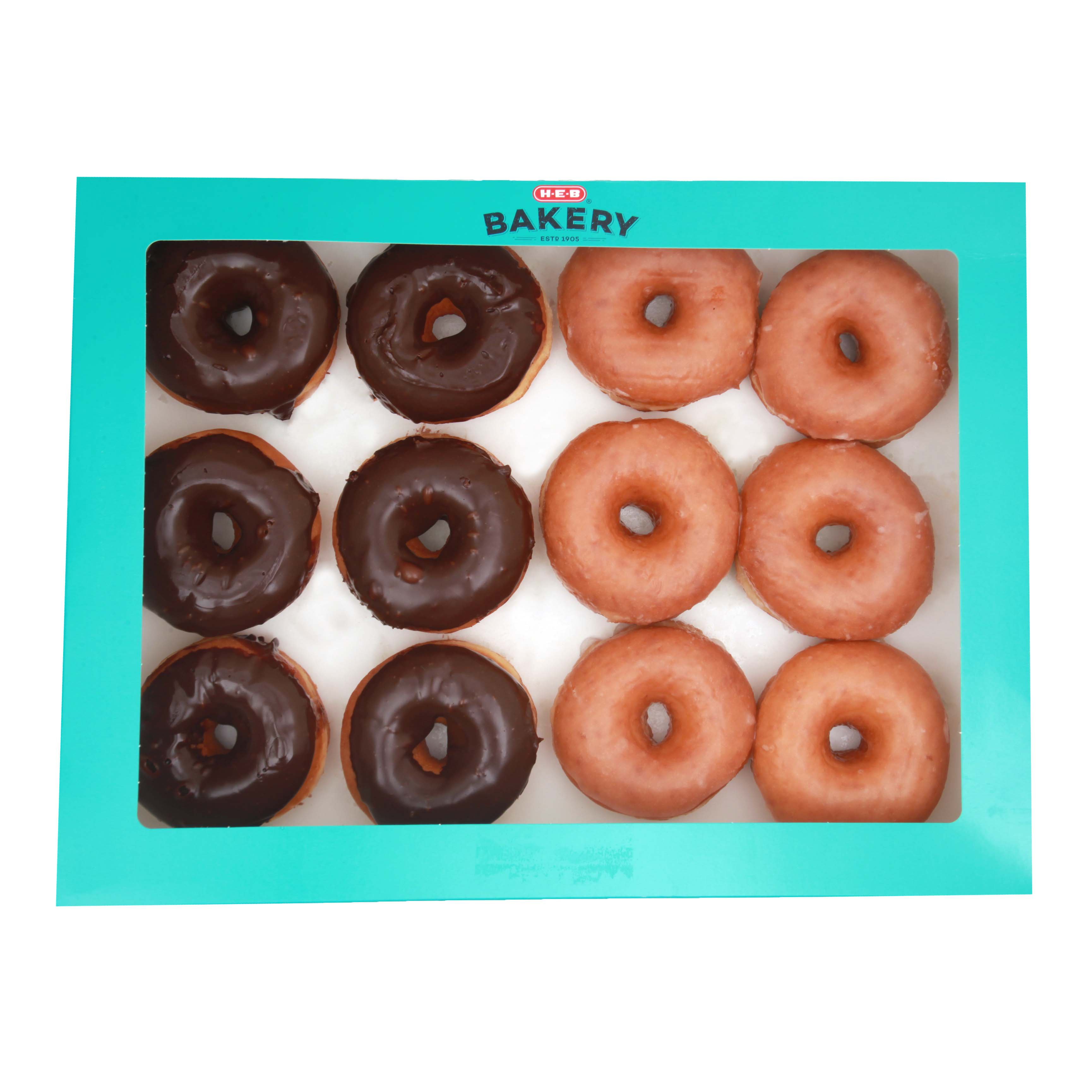 HEB Yeast Donuts Mixed Dozen Shop Desserts & Pastries at HEB