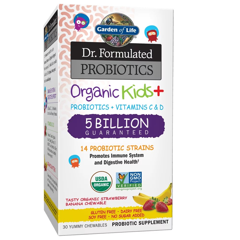 Garden of Life Dr. Formulated Probiotics Organic Kids+ Strawberry