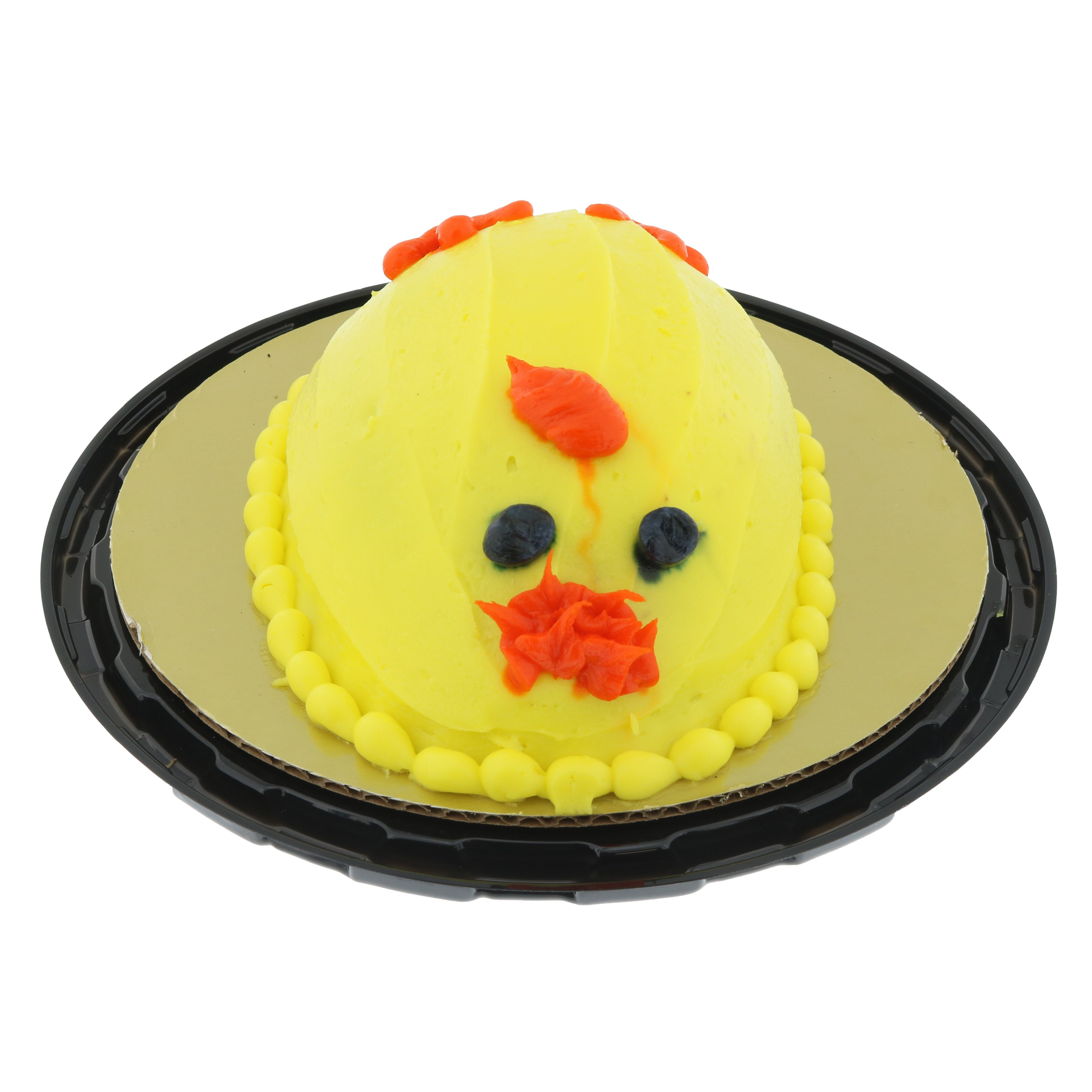 HEB Yellow Egg Shaped Cake with Buttercream Shop Cakes at HEB