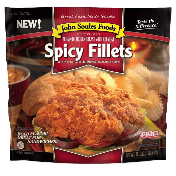 John Soules Fully Cooked Spicy Chicken Fillets Shop Meat at HEB