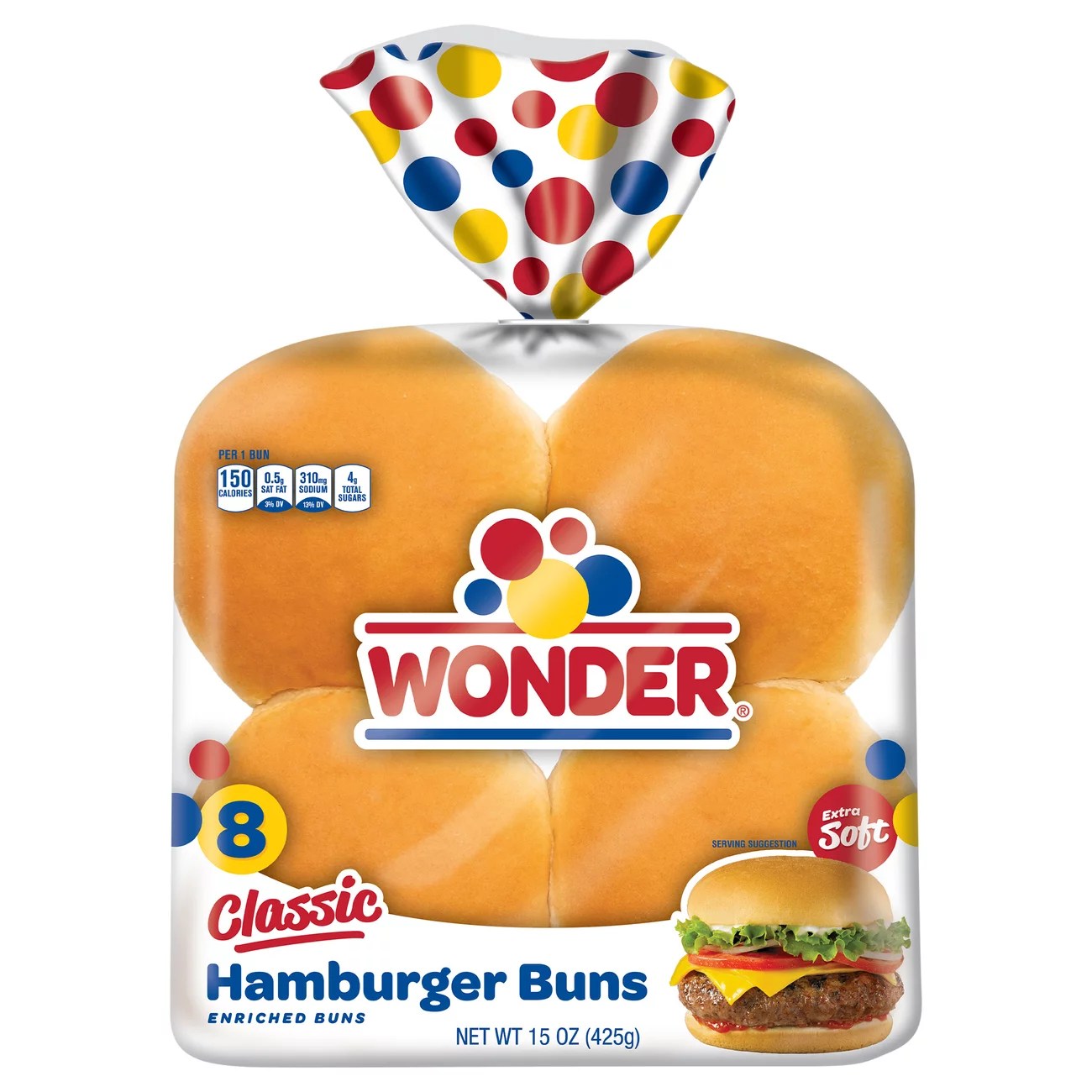 Wonder Hamburger Buns Shop Bread at HEB