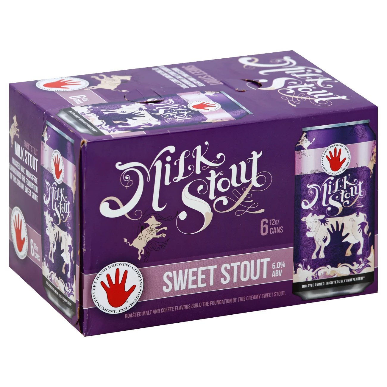 Left Hand Milk Stout Sweet Stout 12 oz Cans Shop Beer & Wine at HEB