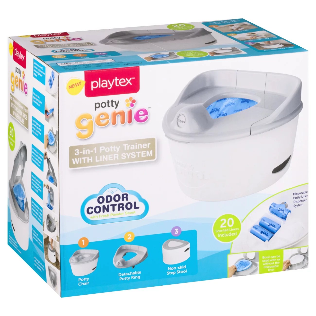 Playtex 3in1 Potty Genie Shop Potty Seats & Stools at HEB