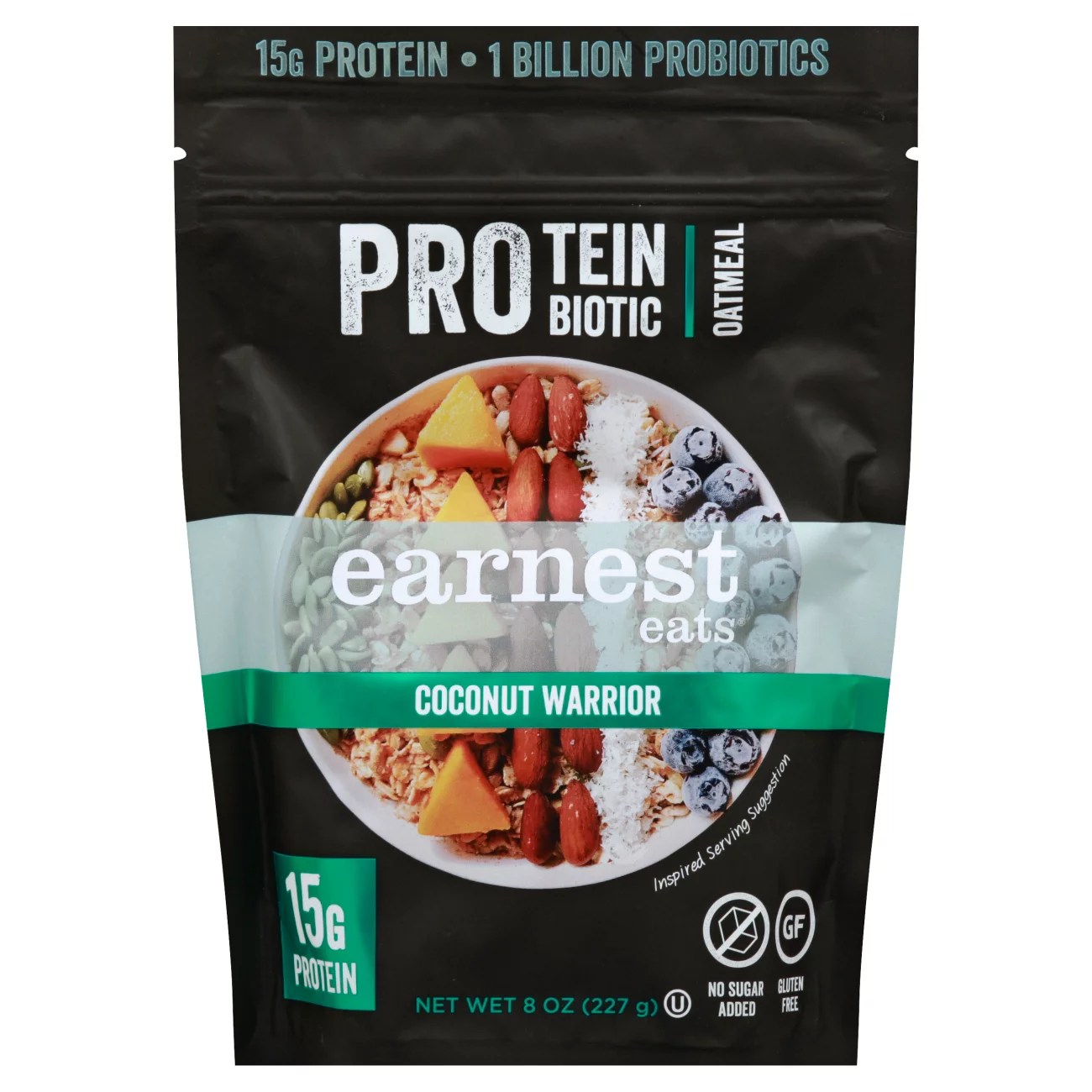 Earnest Eats Protein Probiotic Coconut Warrior Oatmeal Shop Oatmeal