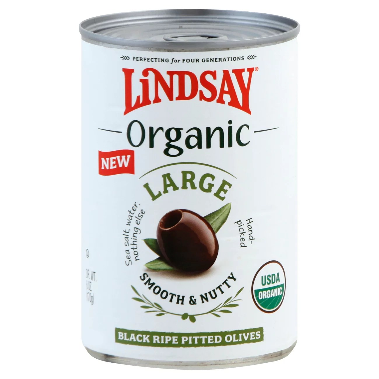 Lindsay Organic Large Black Ripe Pitted Olives Shop Vegetables at HEB