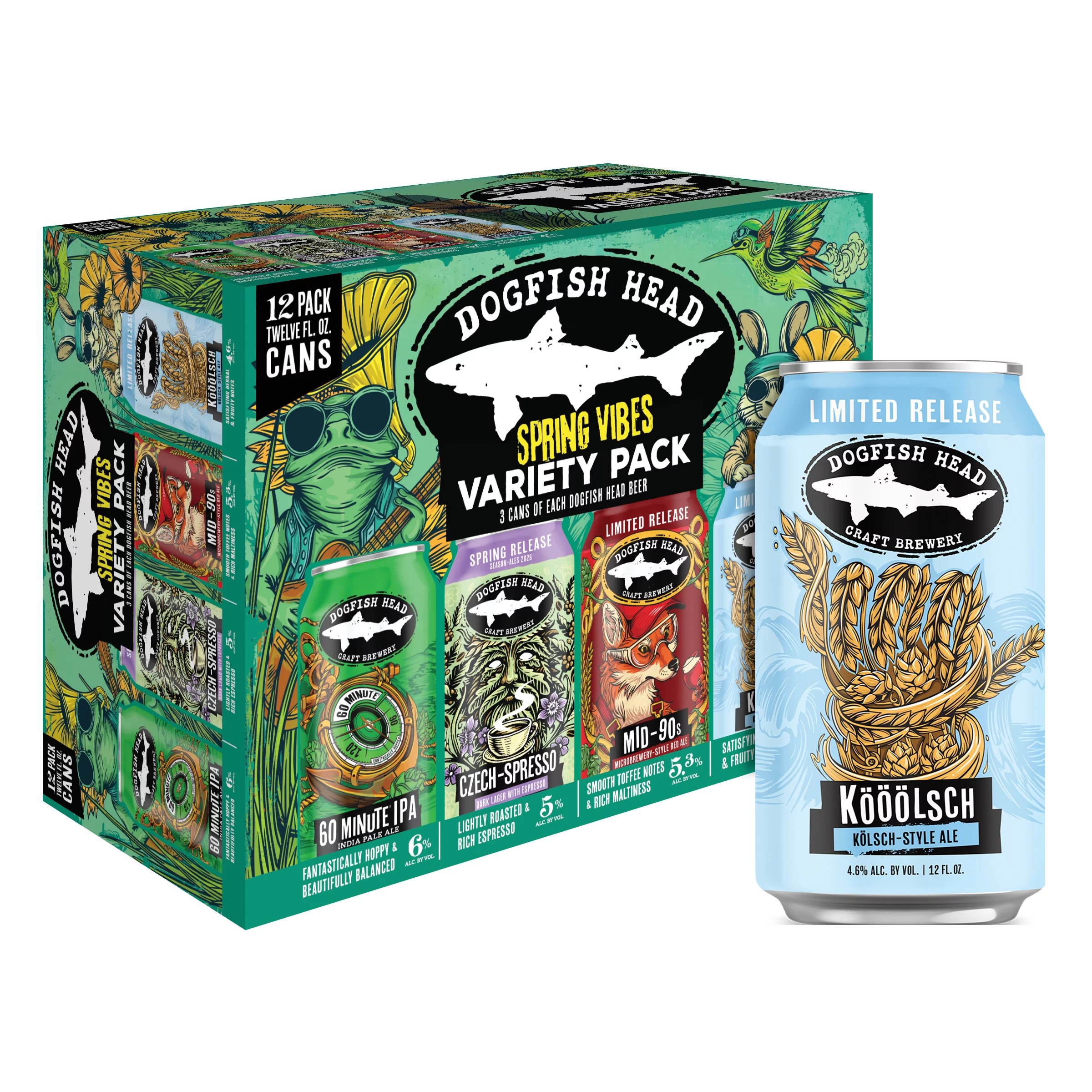 Dogfish Head Hoppy Variety Pack Beer 12 oz Cans Shop Beer & Wine at HEB