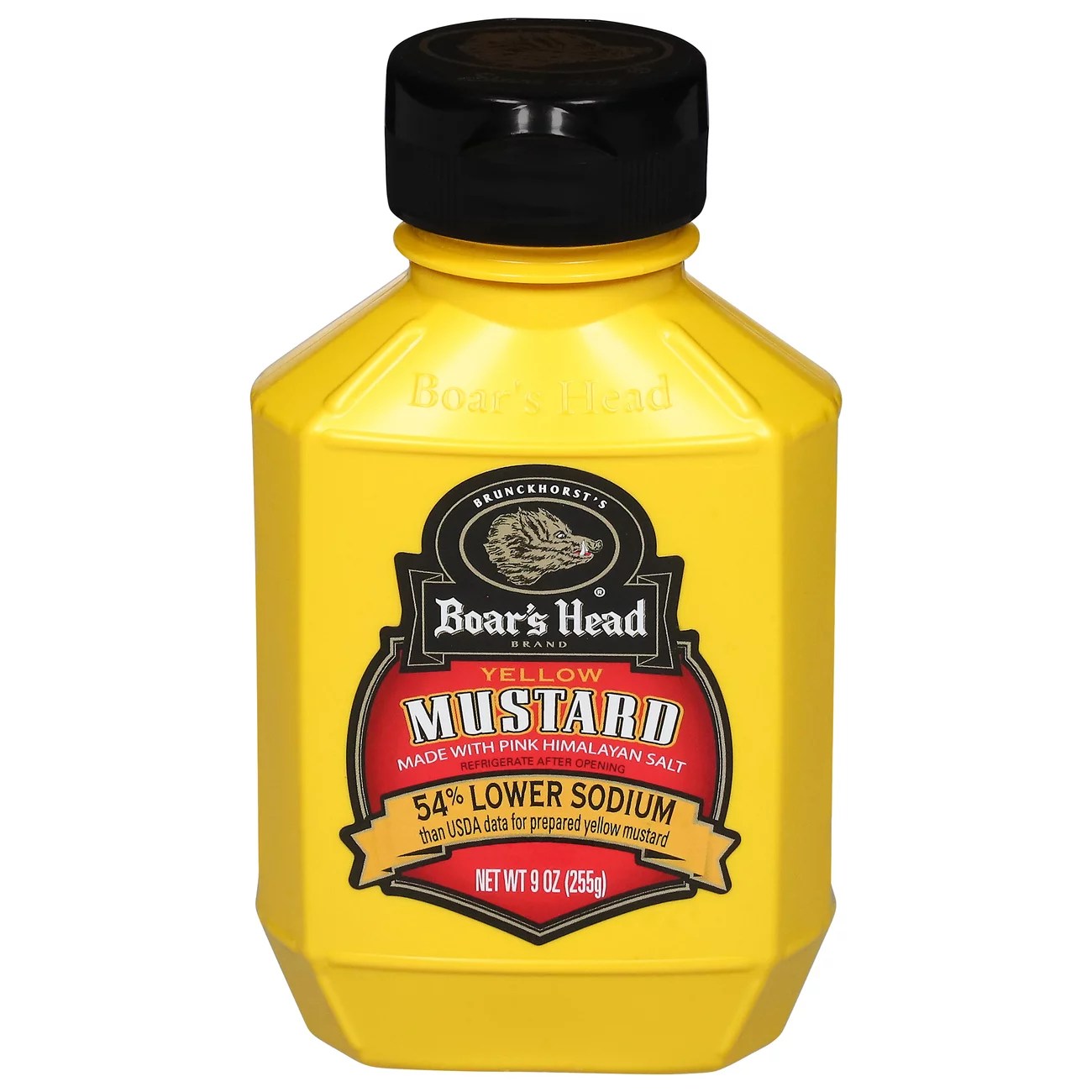 Boar's Head Lower Sodium Yellow Mustard Shop Condiments at HEB
