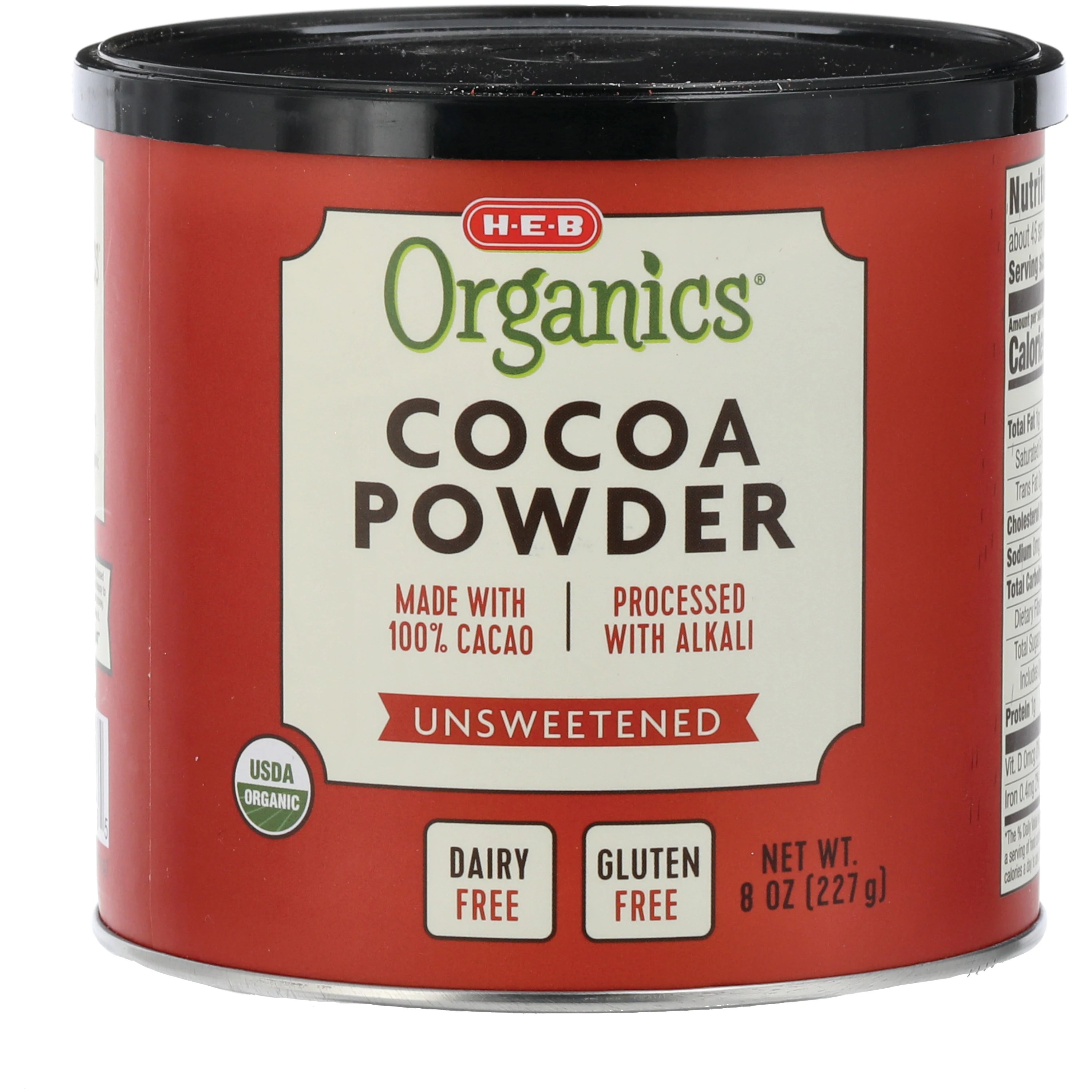 HEB Organics 100 Unsweetened Cocoa Powder Shop Baking Chocolate