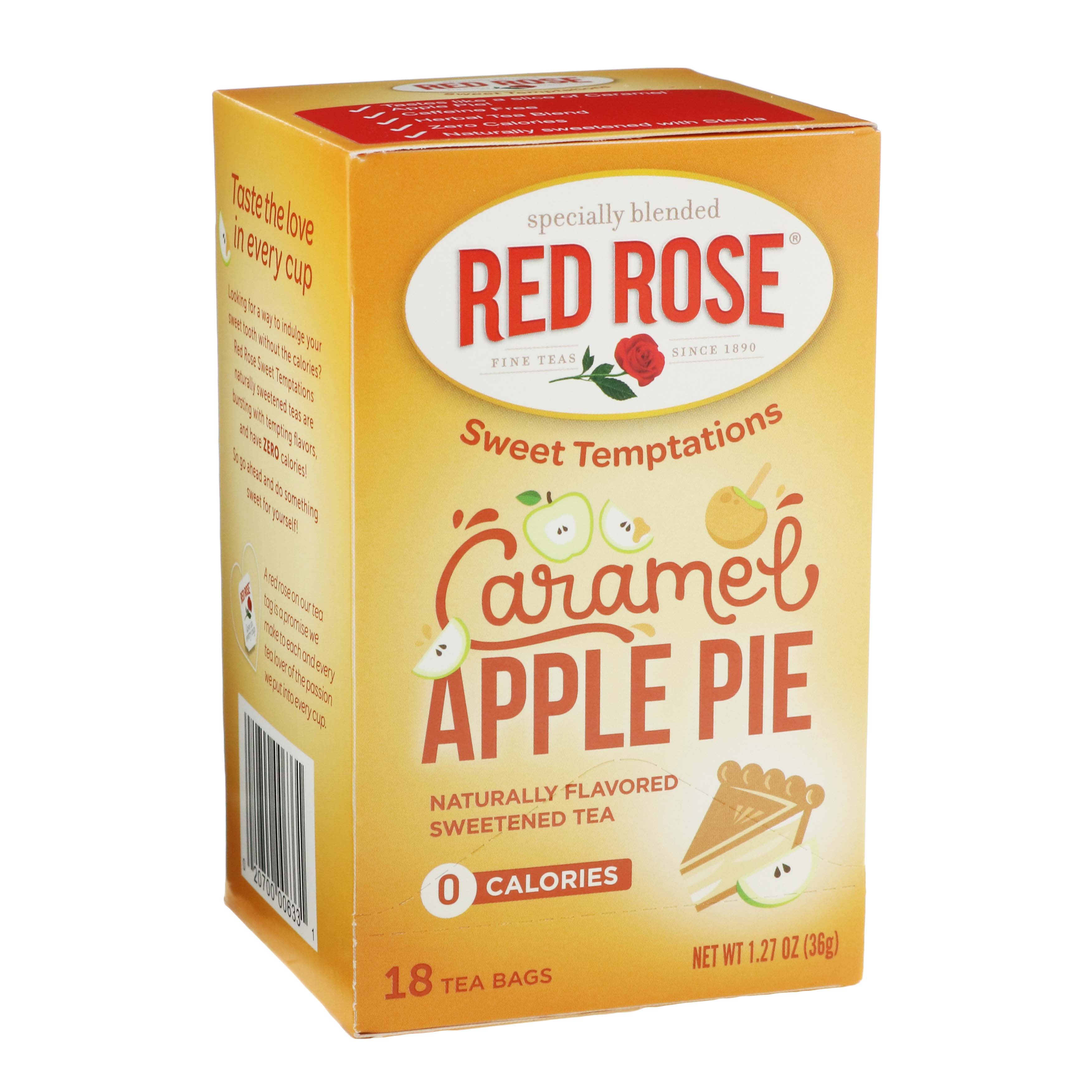 Red Rose Sweet Temptations Caramel Apple Pie Tea Shop Tea at HEB