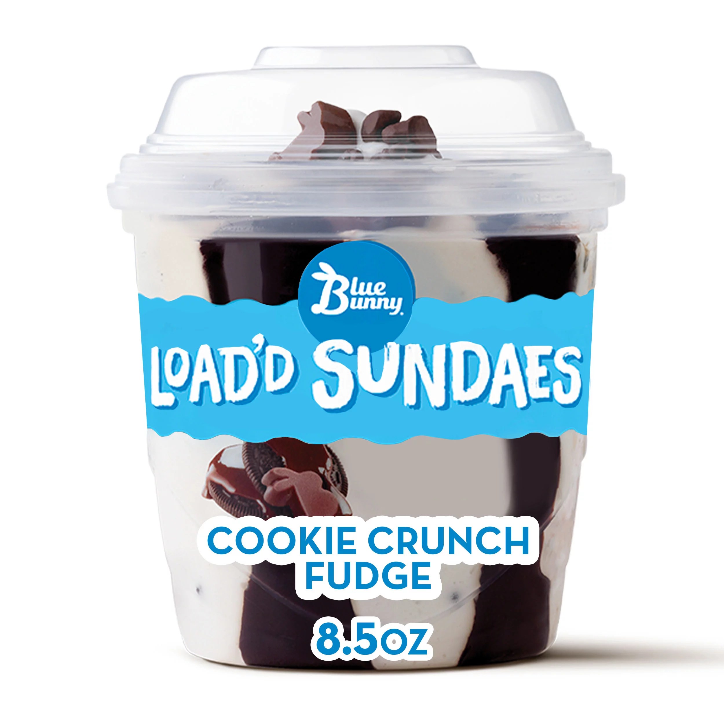 Blue Bunny Cookie Crunch N Fudge Load'd Sundaes Shop Ice Cream at HEB