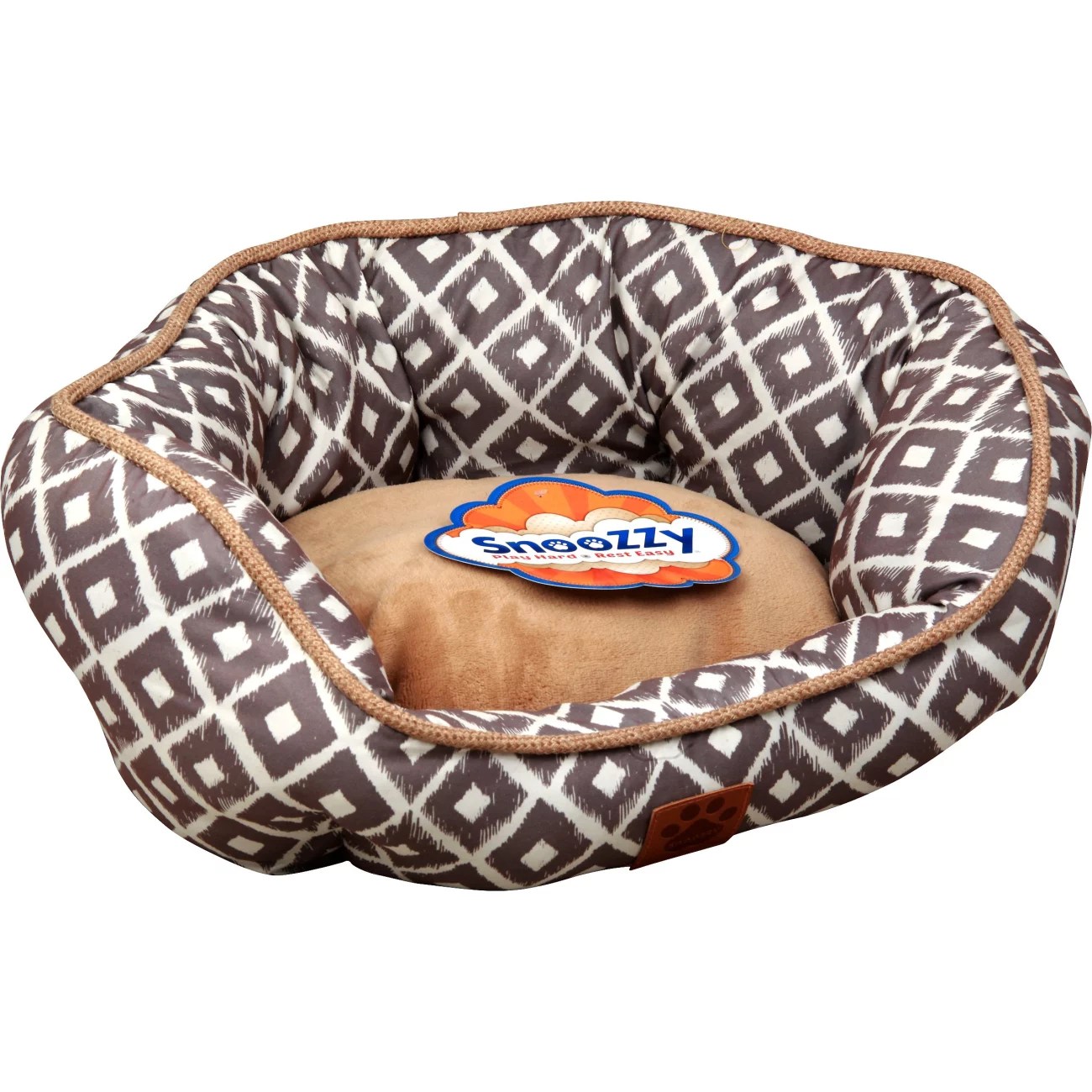 Precision Pet Products Snoozzy Ikat Clamshell 19 in Bed Shop Dogs at