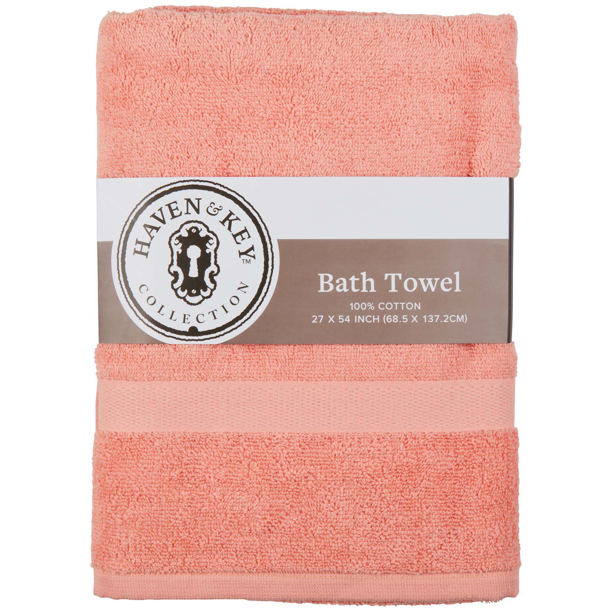 Haven & Key Bath Towel Pink Shop Bedding & Bath at HEB