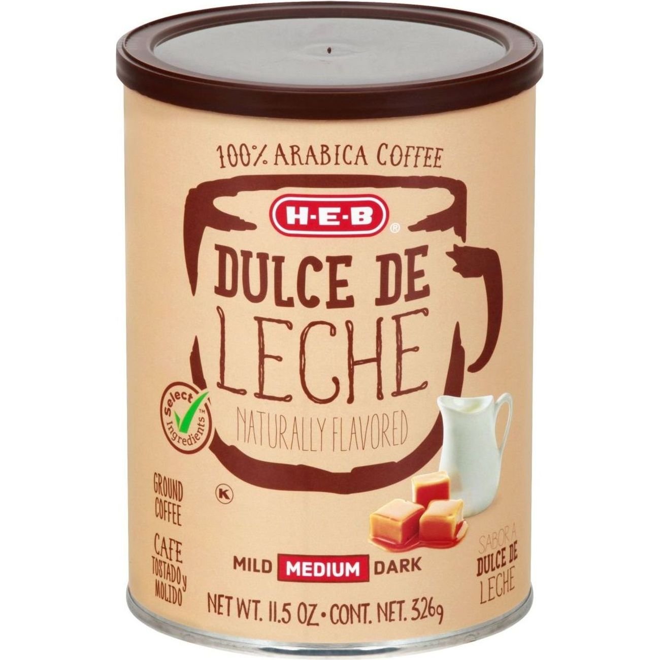 HEB Select Ingredients Dulce De Leche Medium Roast Ground Coffee