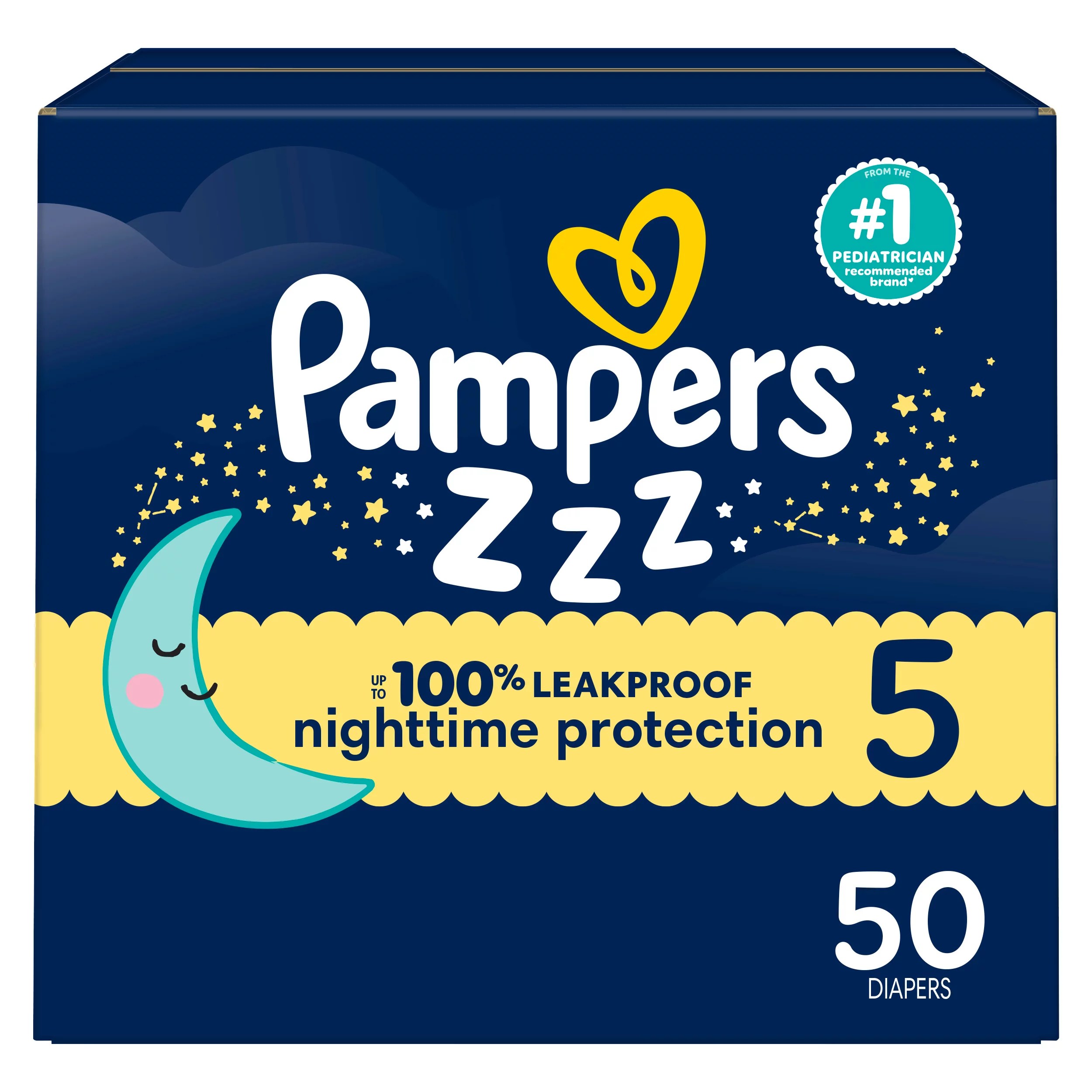 Pampers Swaddlers Overnight Diapers Size 5 Shop Diapers & Potty at HEB