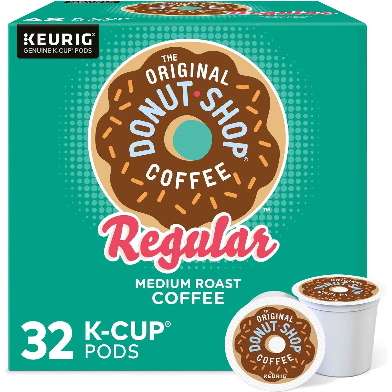 Donut Shop Regular Medium Roast Single Serve Coffee K Cups Value Pack Shop Coffee at HEB