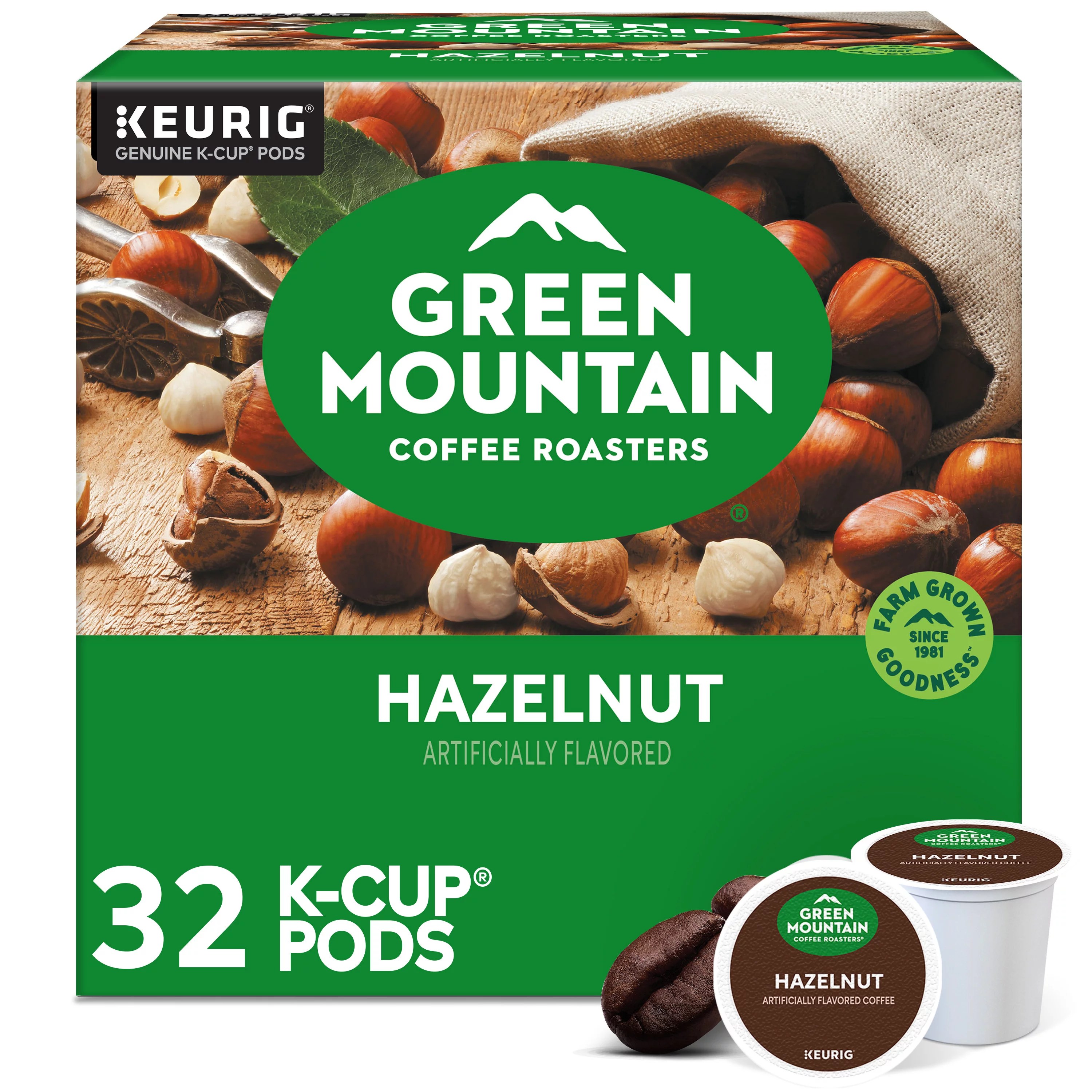 Green Mountain Coffee Hazelnut Single Serve Coffee K Cups Value Pack